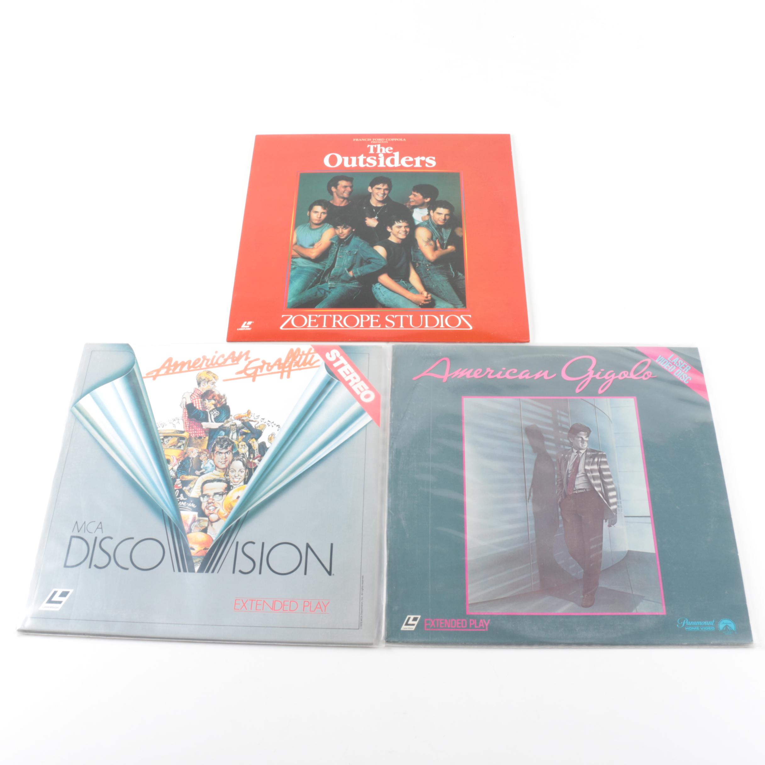 Laserdiscs Including "The Outsiders", "Blue Velvet", and "Psycho"
