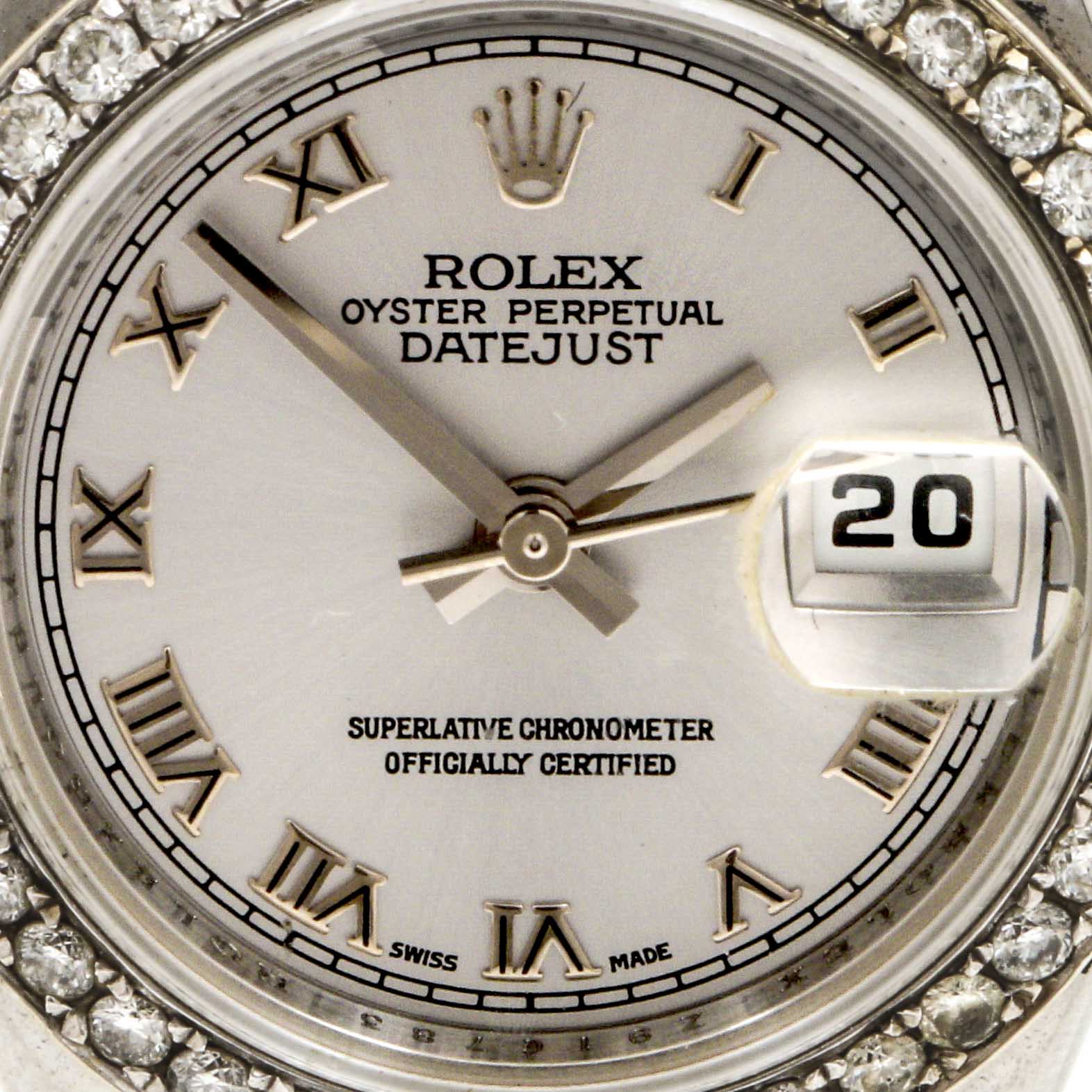 Rolex 0.96 CTW Diamond Stainless Steel Watch