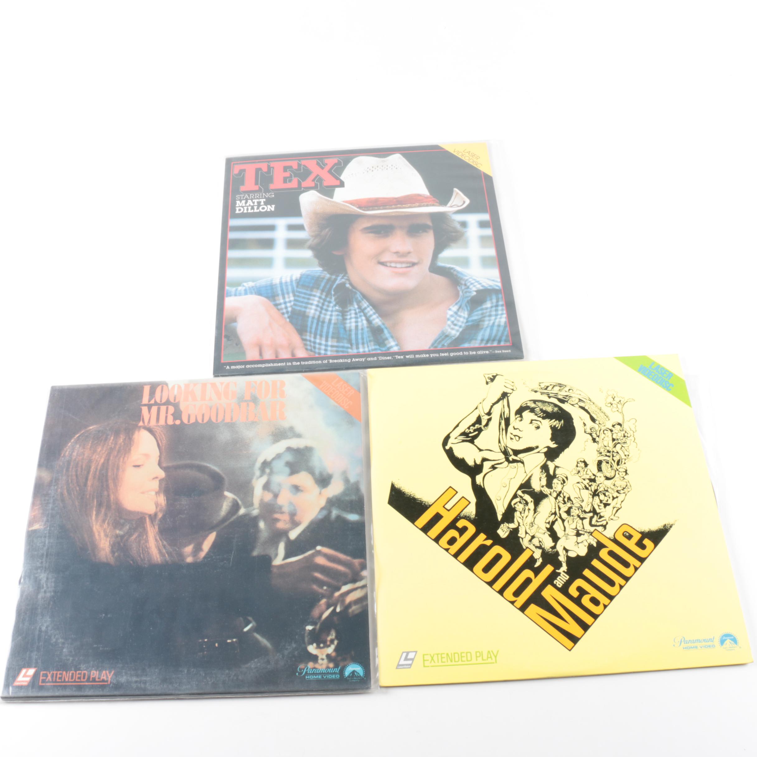 Laserdiscs Including "The Outsiders", "Blue Velvet", and "Psycho"