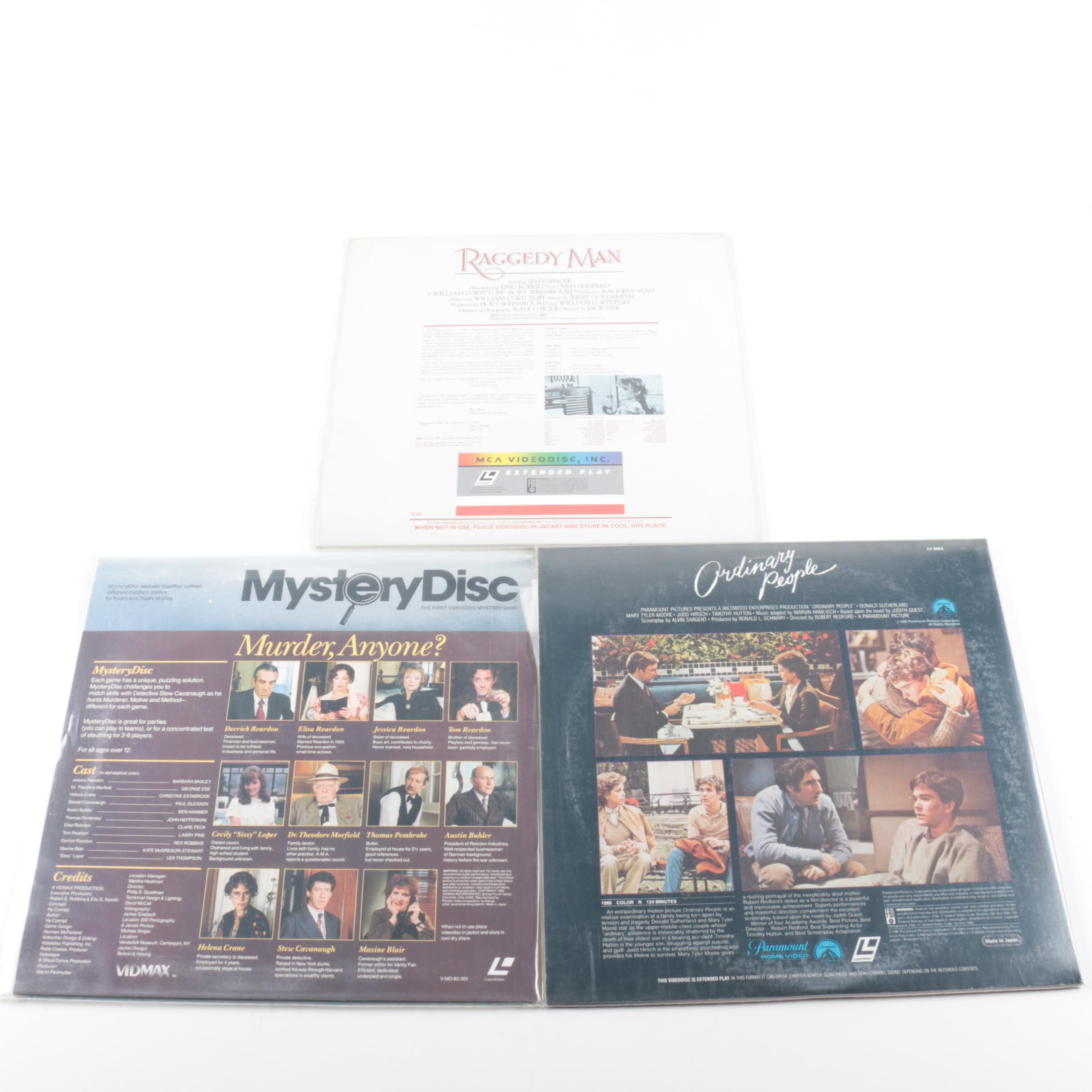 Laserdiscs Including "The Outsiders", "Blue Velvet", and "Psycho"