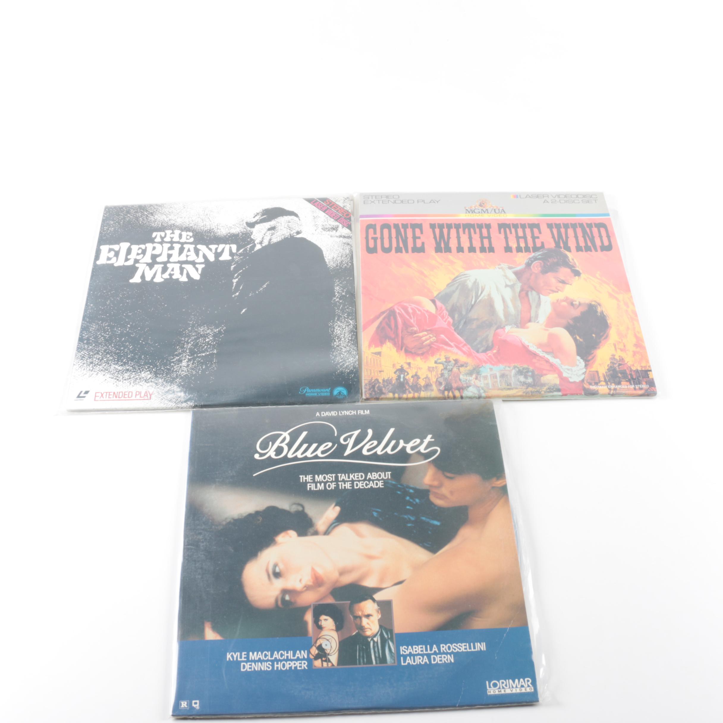 Laserdiscs Including "The Outsiders", "Blue Velvet", and "Psycho"