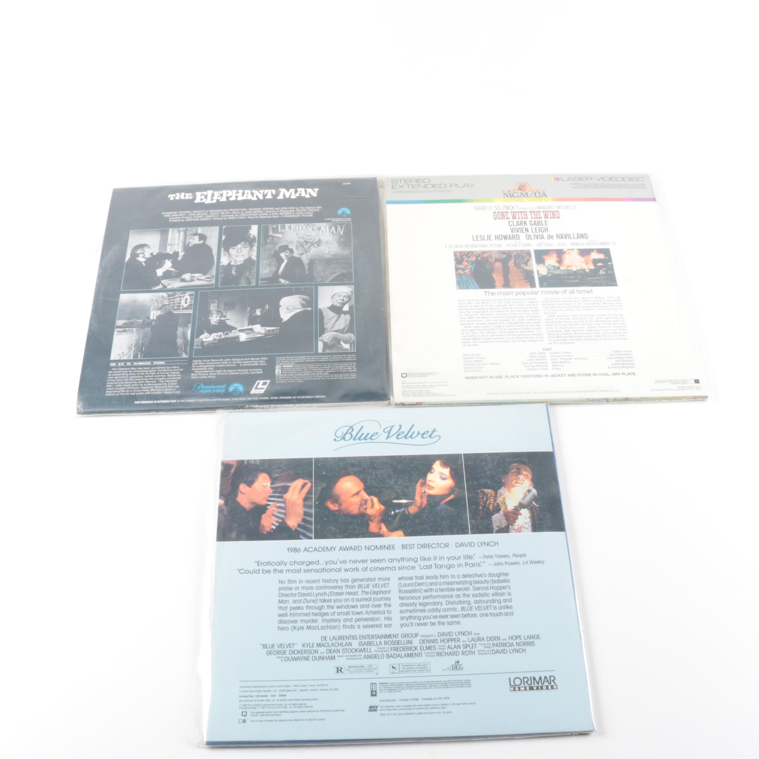 Laserdiscs Including "The Outsiders", "Blue Velvet", and "Psycho"