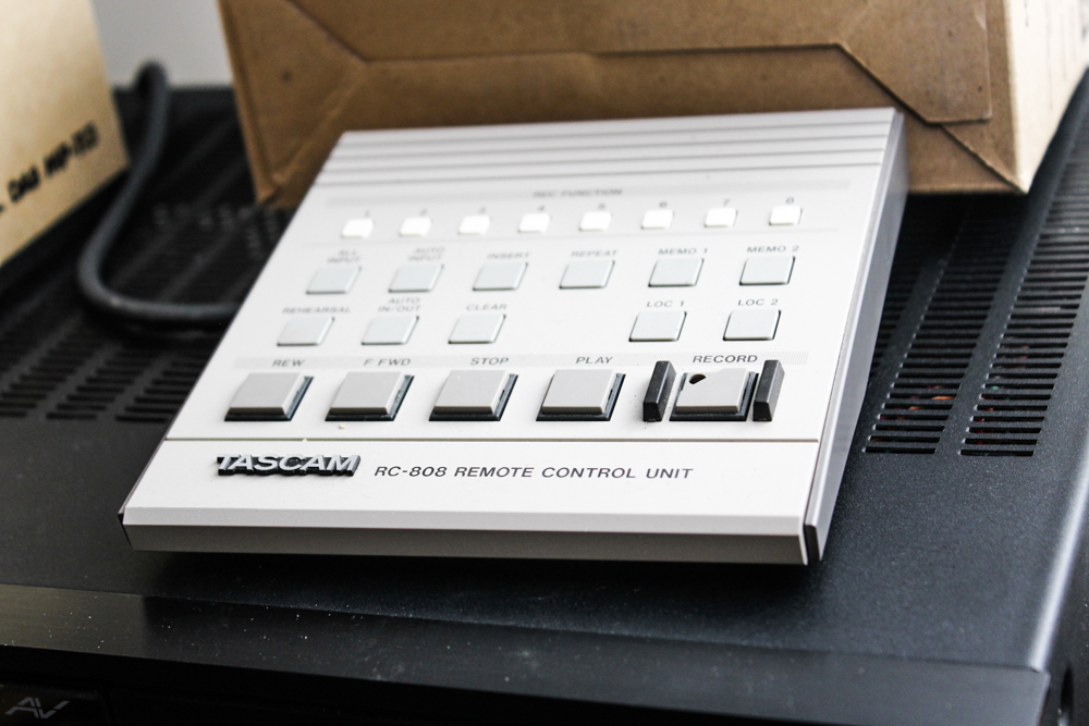 TASCAM DA-88, DA-38, Kenwood Receiver, and TEAC Cassette Deck