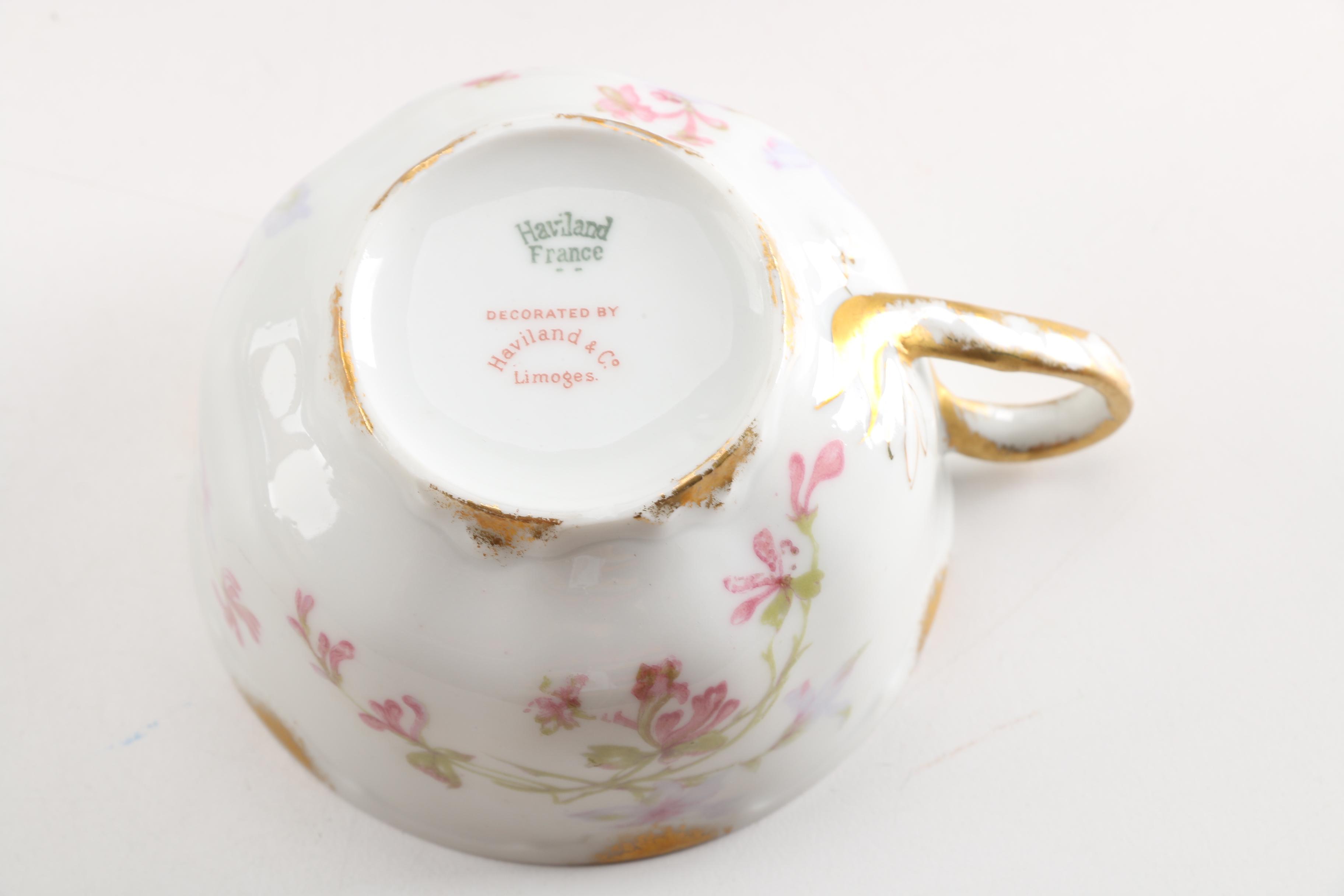 Vintage Haviland & Co. Limoges Porcelain Tableware