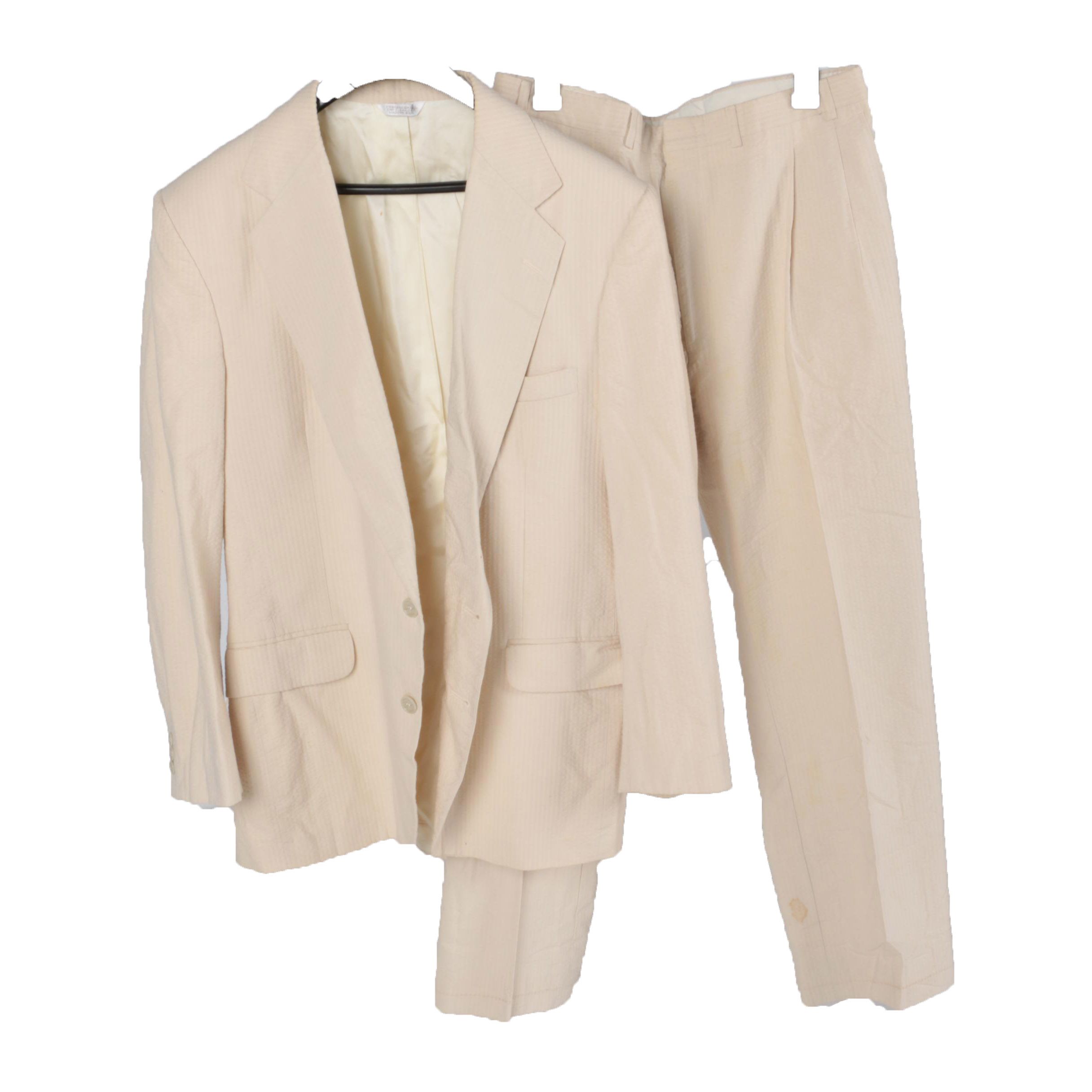 Men's Tan Suit