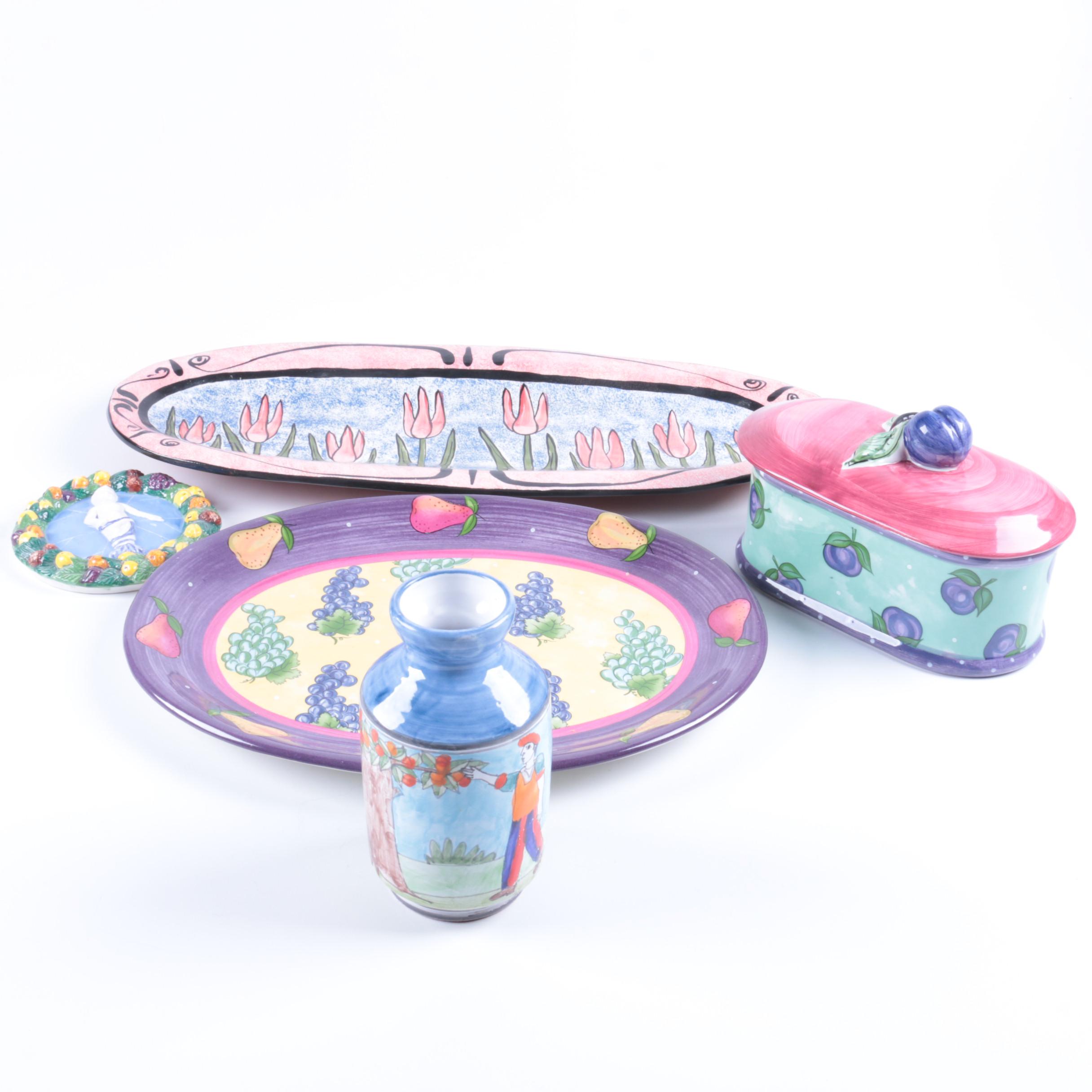 Colorful Ceramics From Italy and Portugal