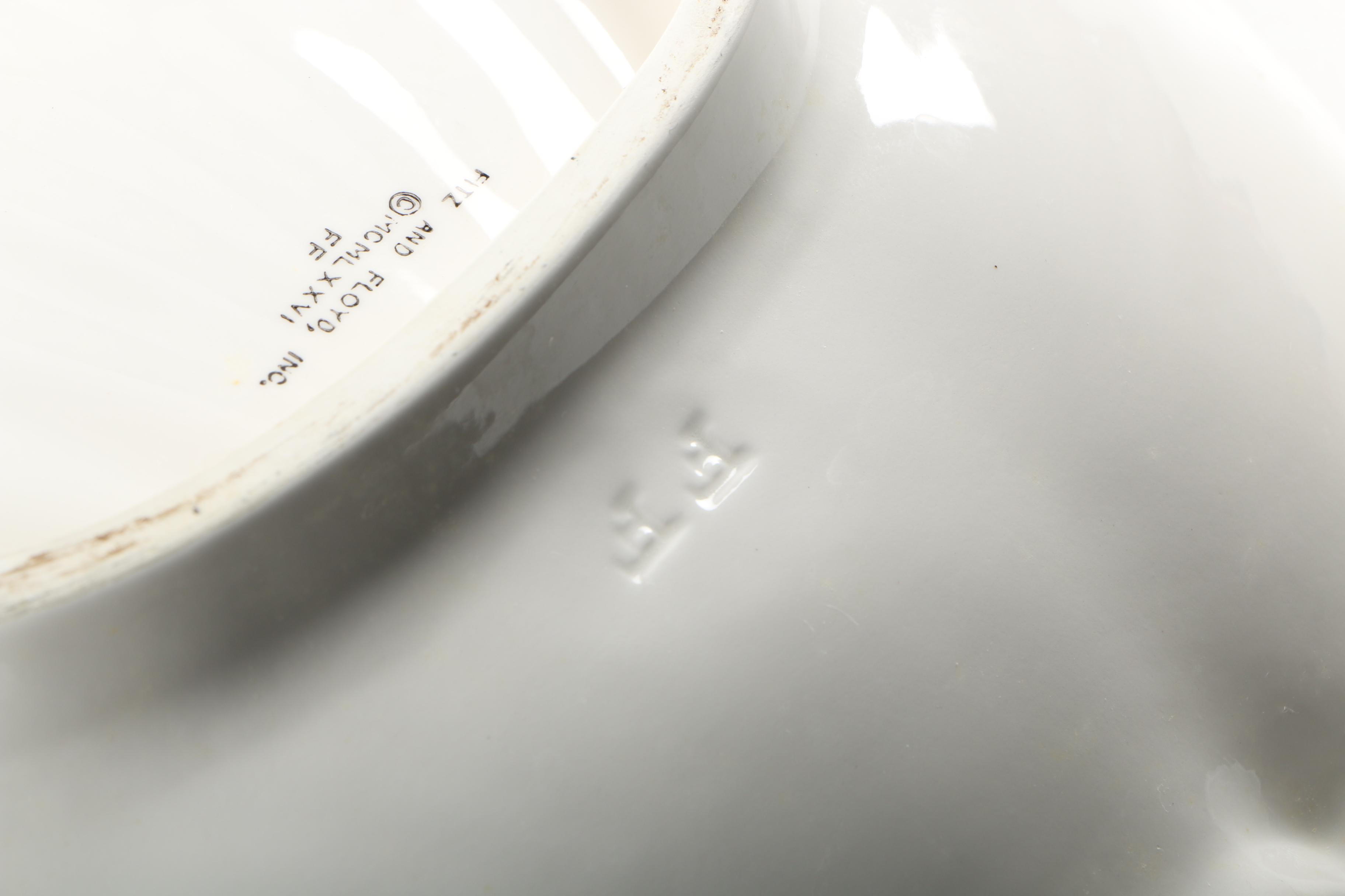 Fitz and Floyd "Coquille" and Wilton Chip and Dip Bowls