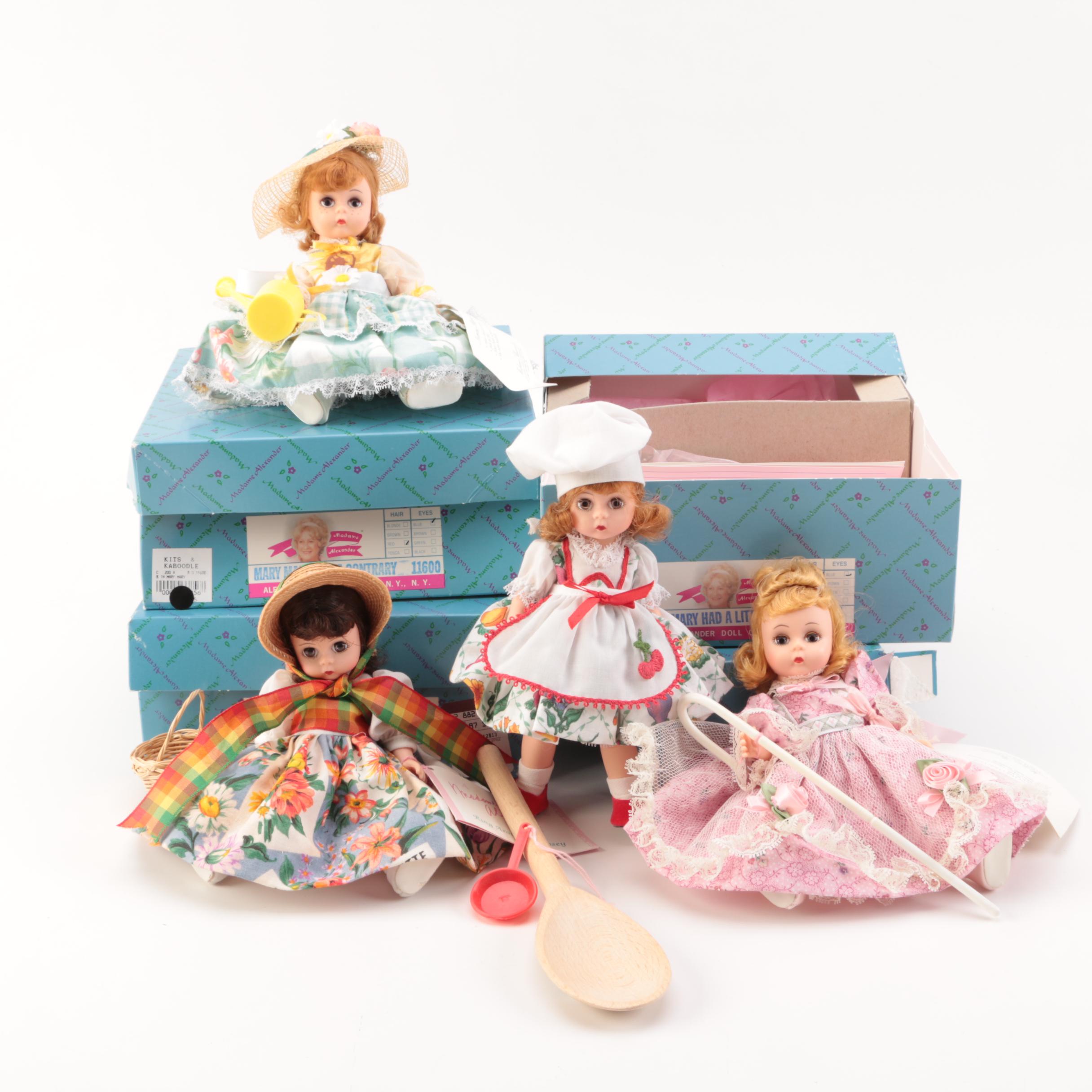 Madame Alexander Dolls Including "Pat A Cake"