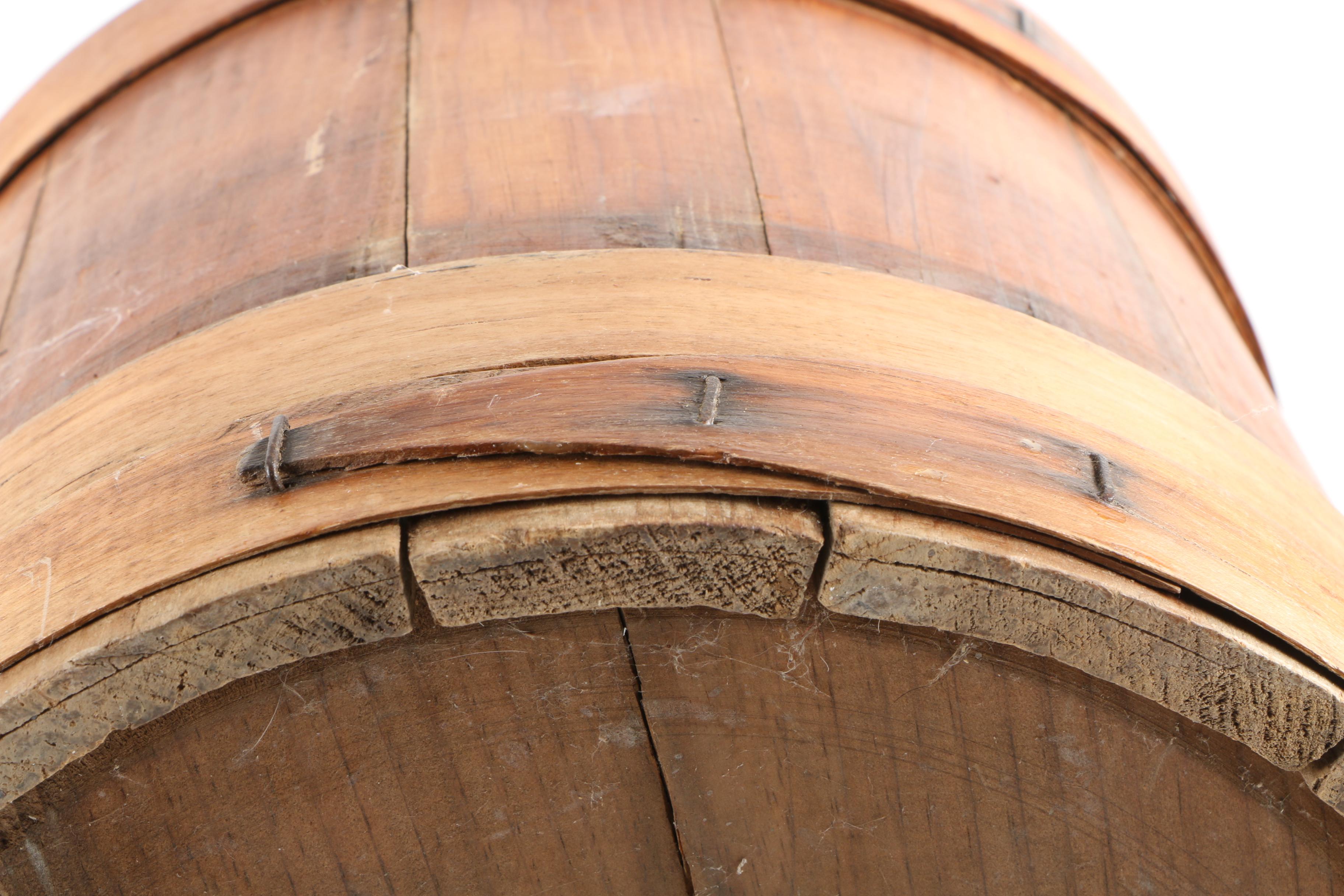 Wooden Barrel with Handle