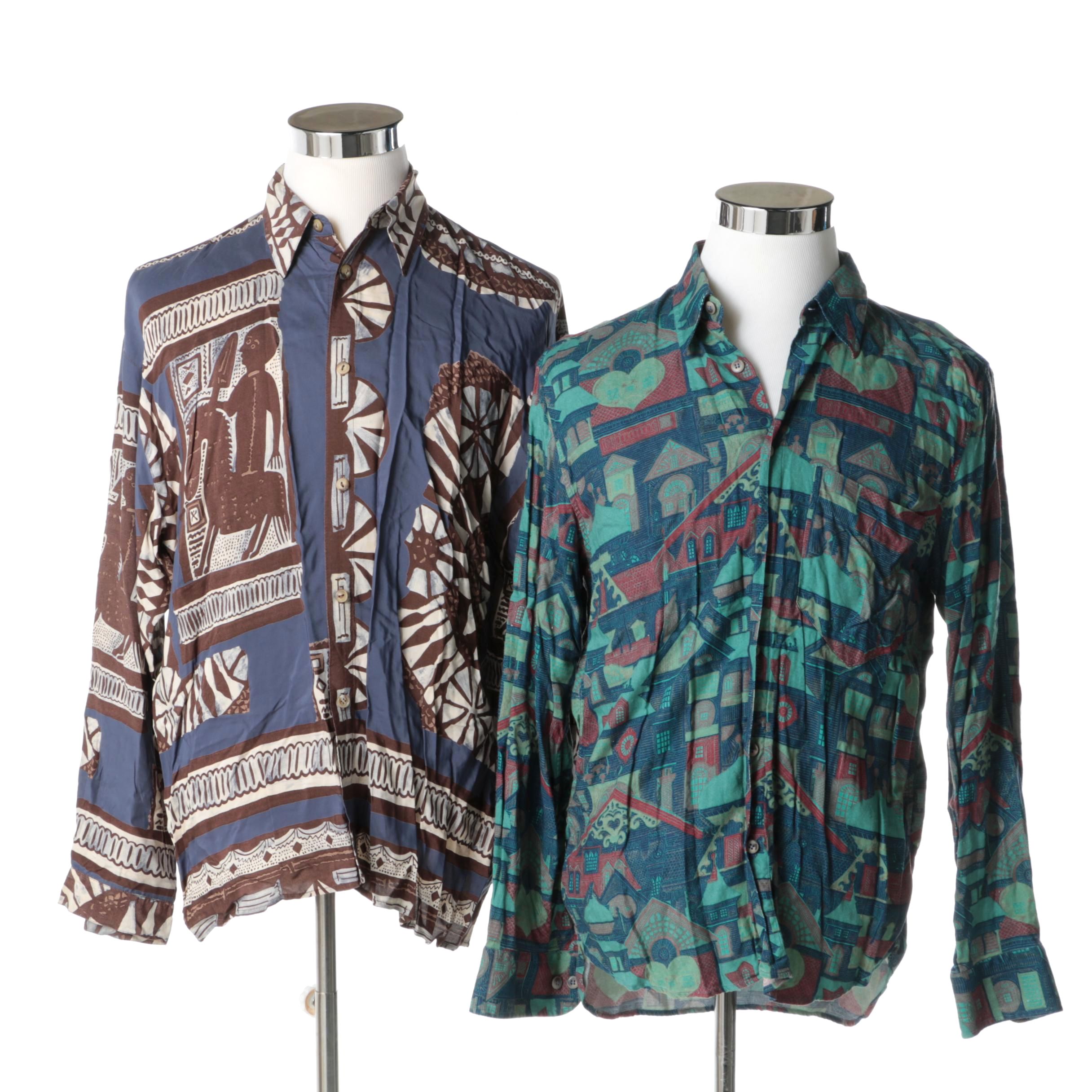 Patterned Men's Shirts