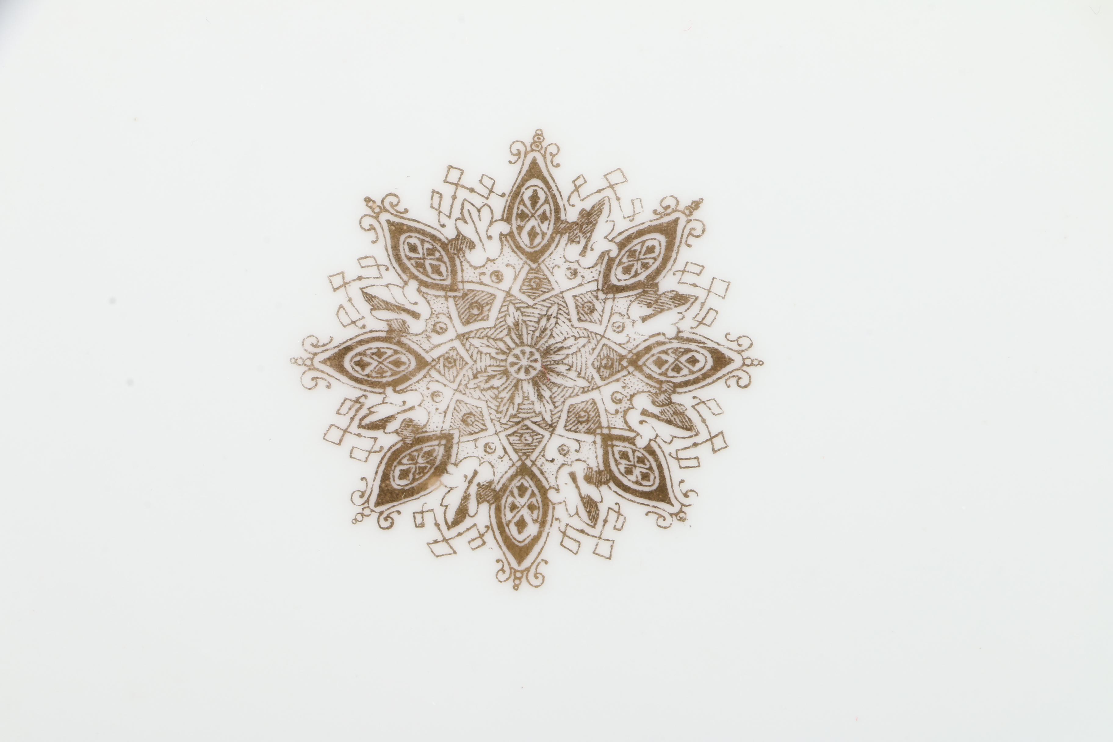 Vintage Limoges Porcelain Plates Including L. Straus & Sons