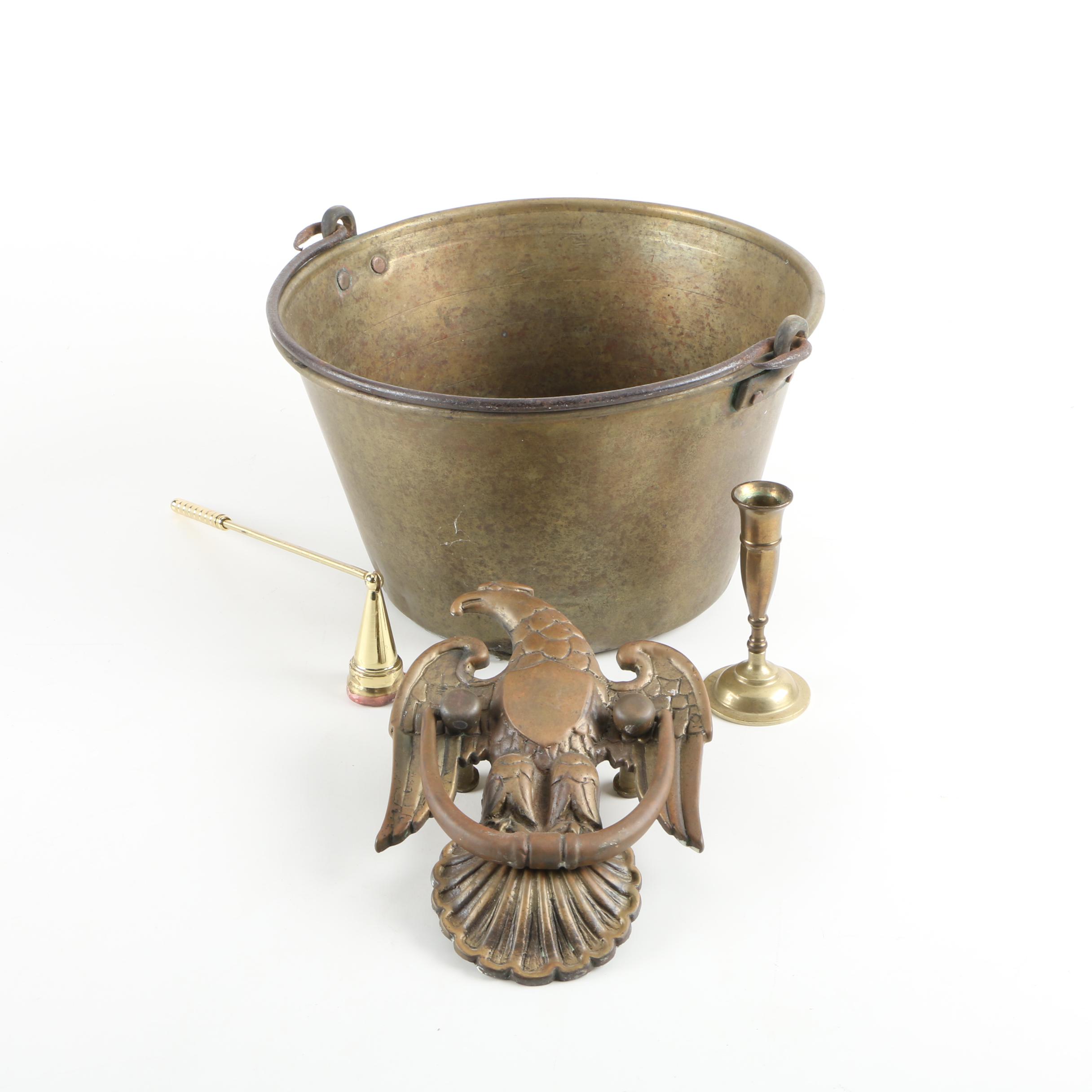 Assortment of Brass Décor