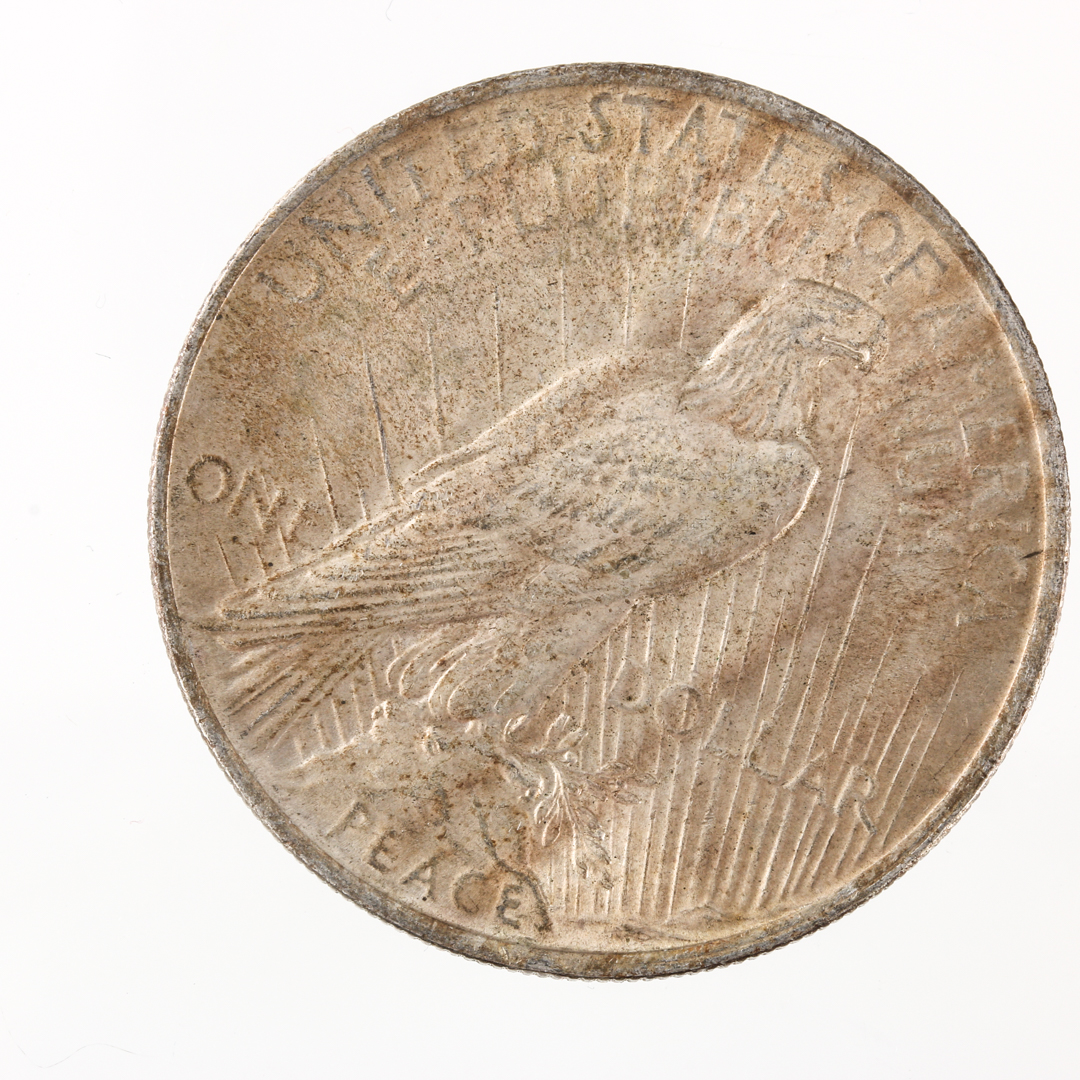 Four Peace Silver Dollars