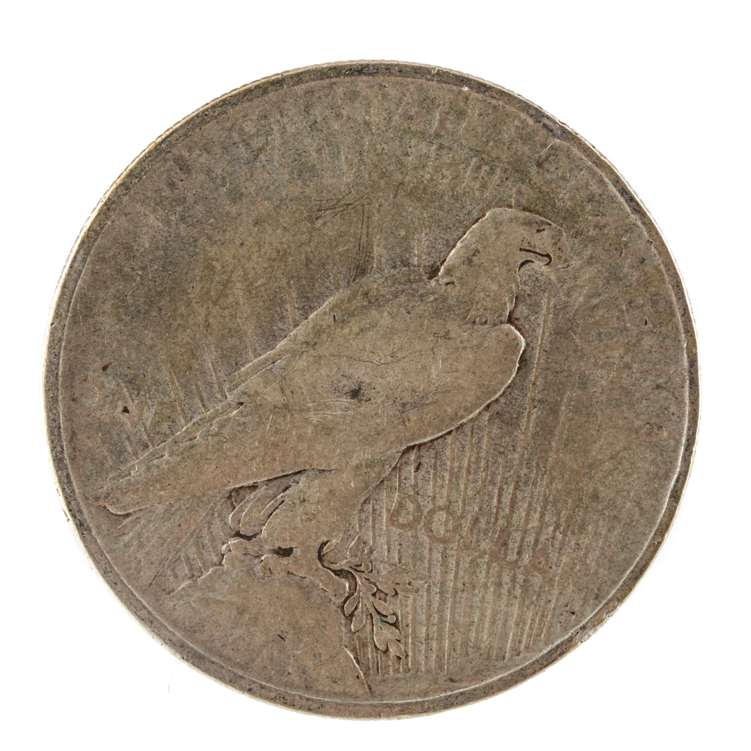 Four Peace Silver Dollars