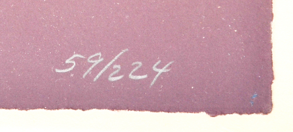 R.C. Gorman Limited Edition Lithograph "Twilight in the Grand Canyon"