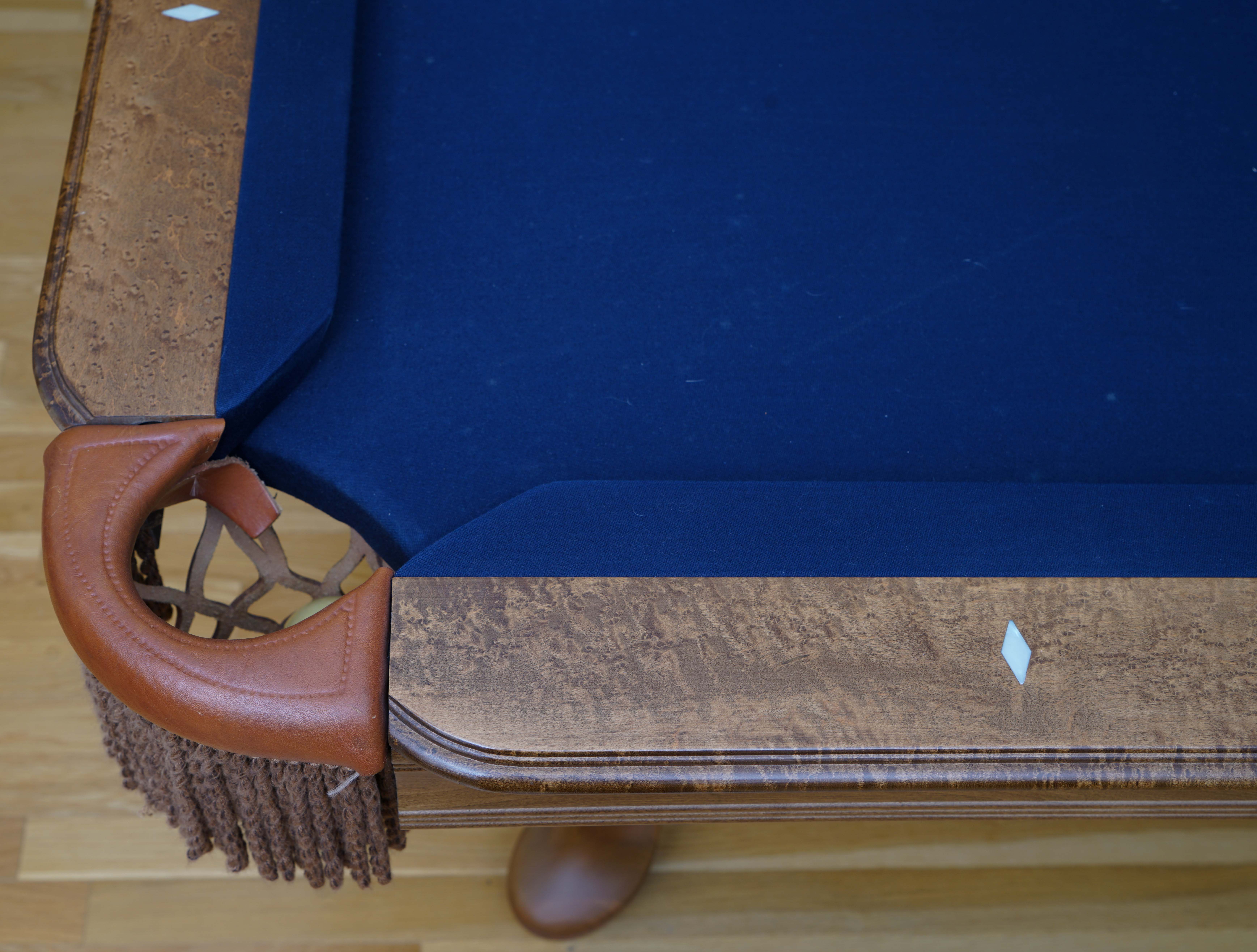 Olhausen Billiards Table with Brunswick Cue Rack