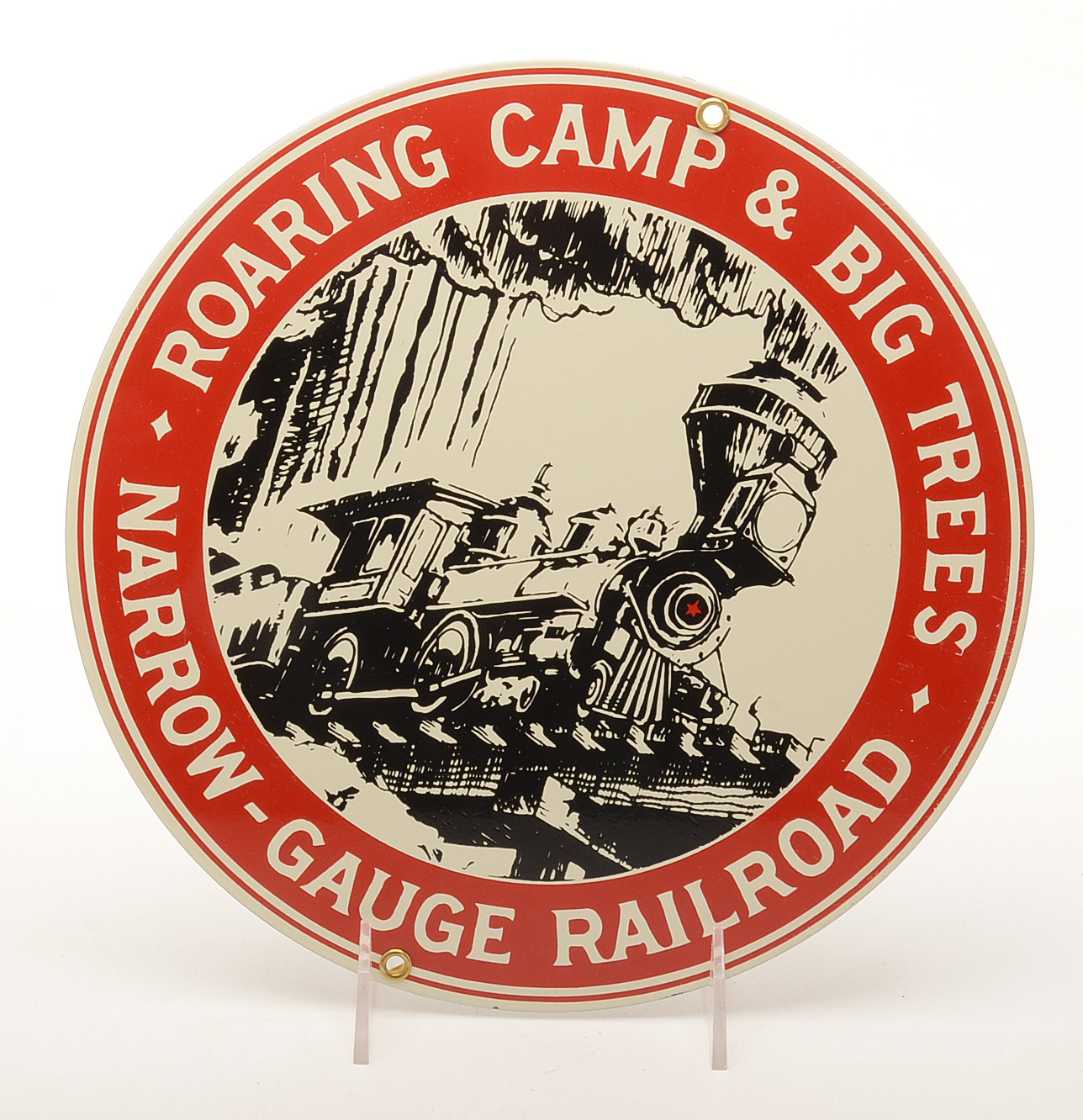 Ande Rooney Railroad Themed Reproduction Porcelain Advertising Signs