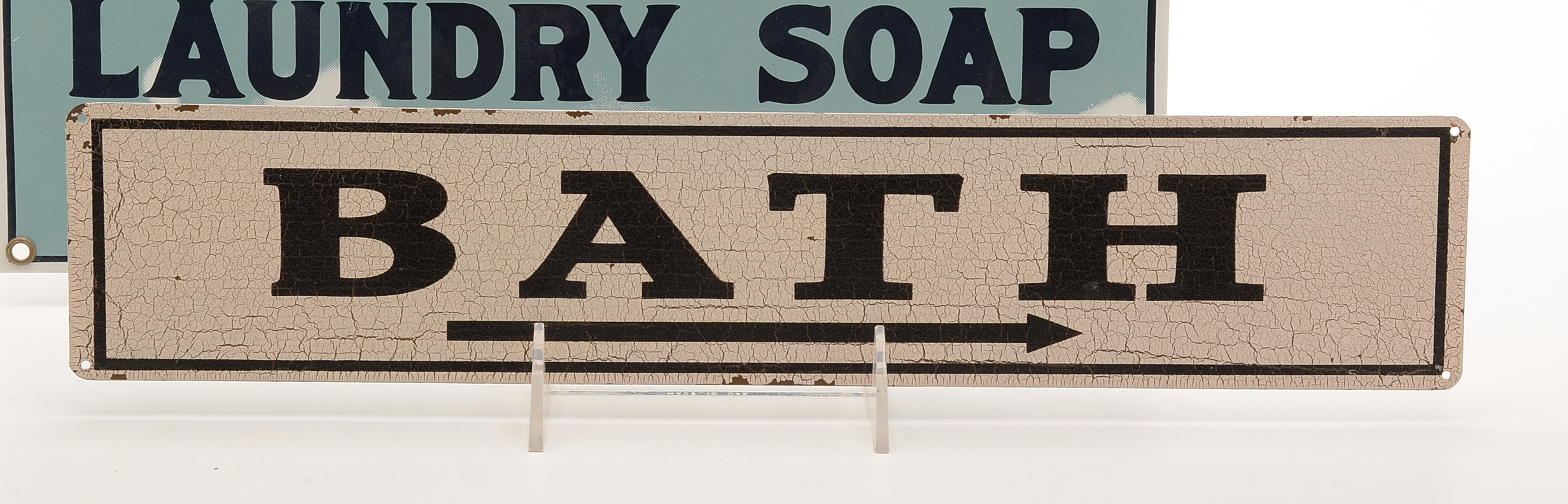 Ande Rooney Reproduction Porcelain "White Flyer" Advertising Sign