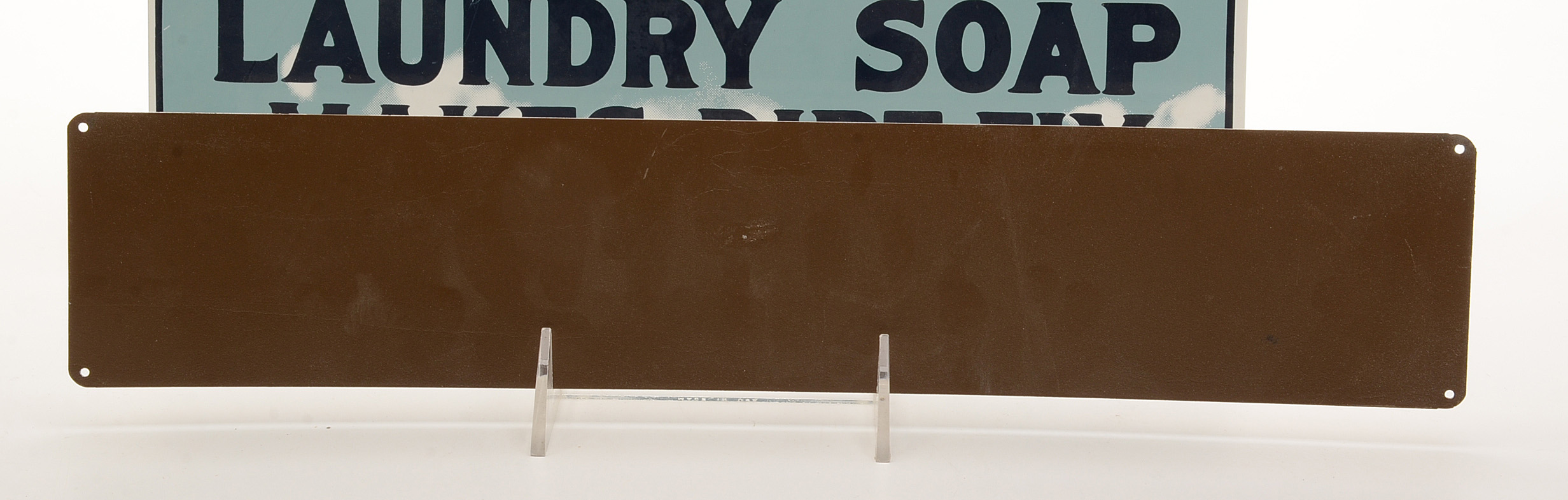 Ande Rooney Reproduction Porcelain "White Flyer" Advertising Sign