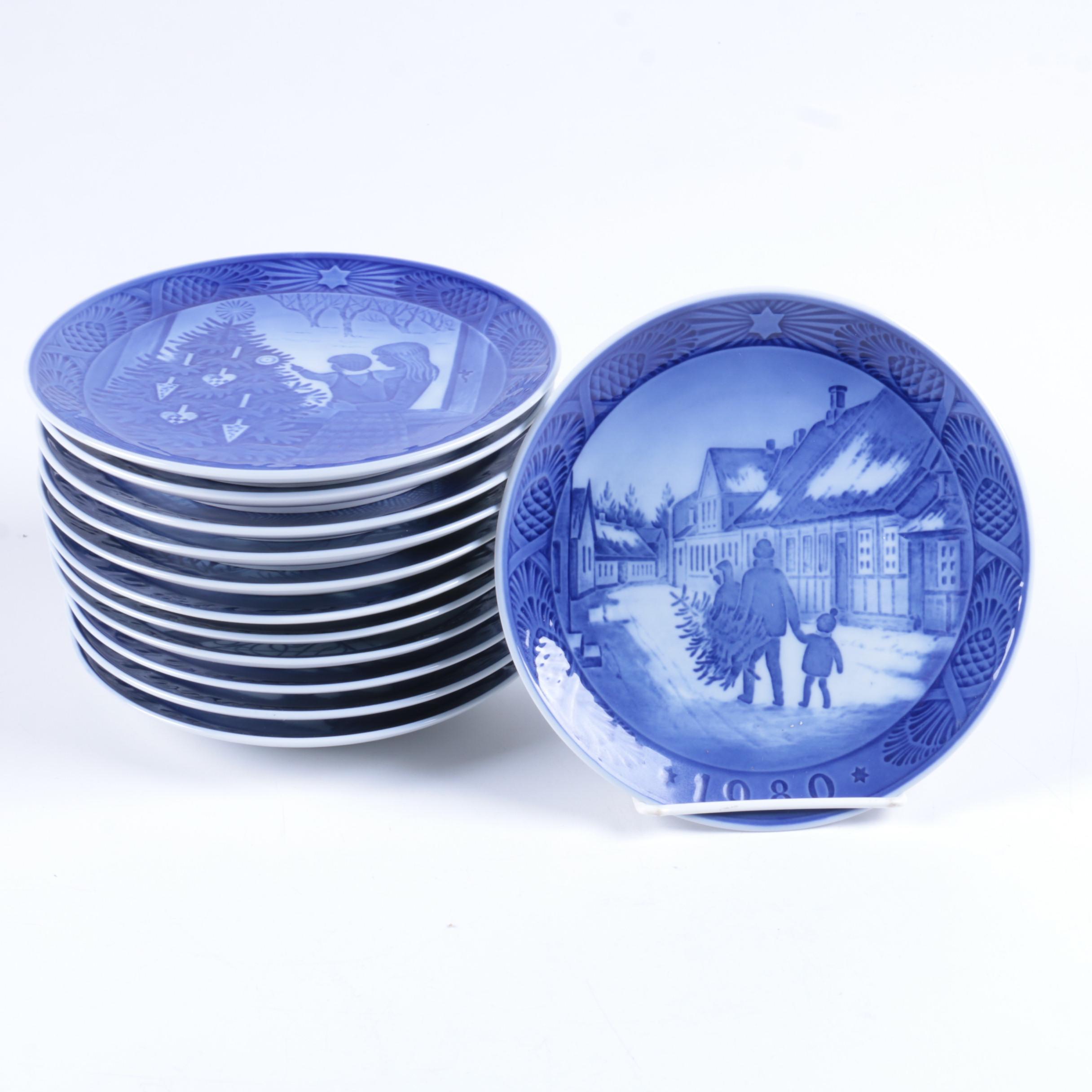 Royal Copenhagen Decorative Christmas Plates
