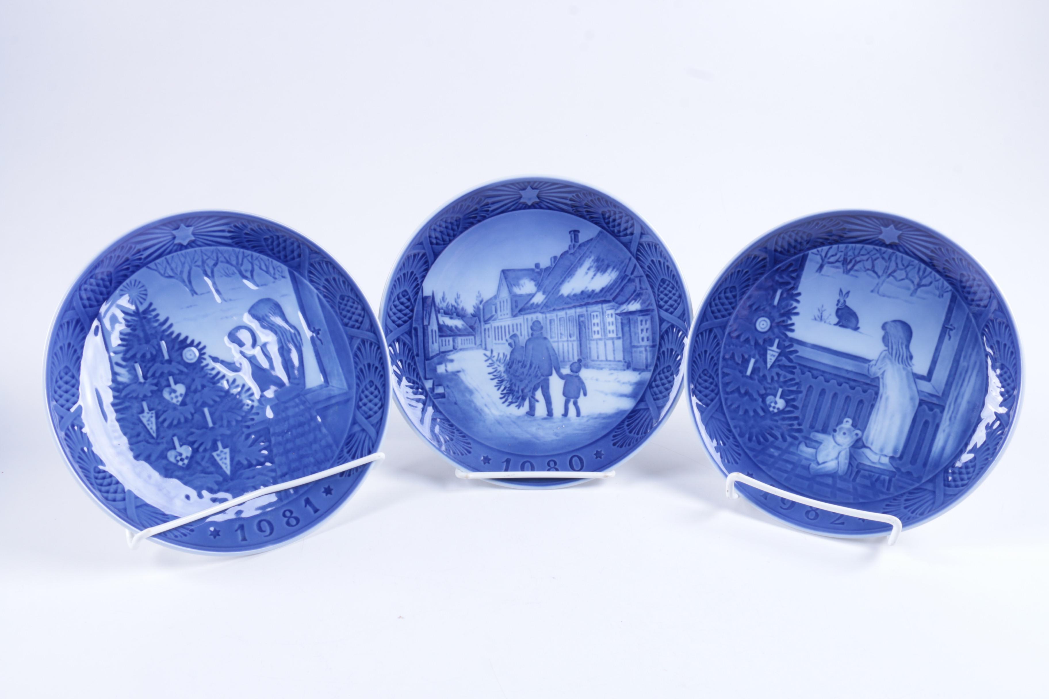Royal Copenhagen Decorative Christmas Plates