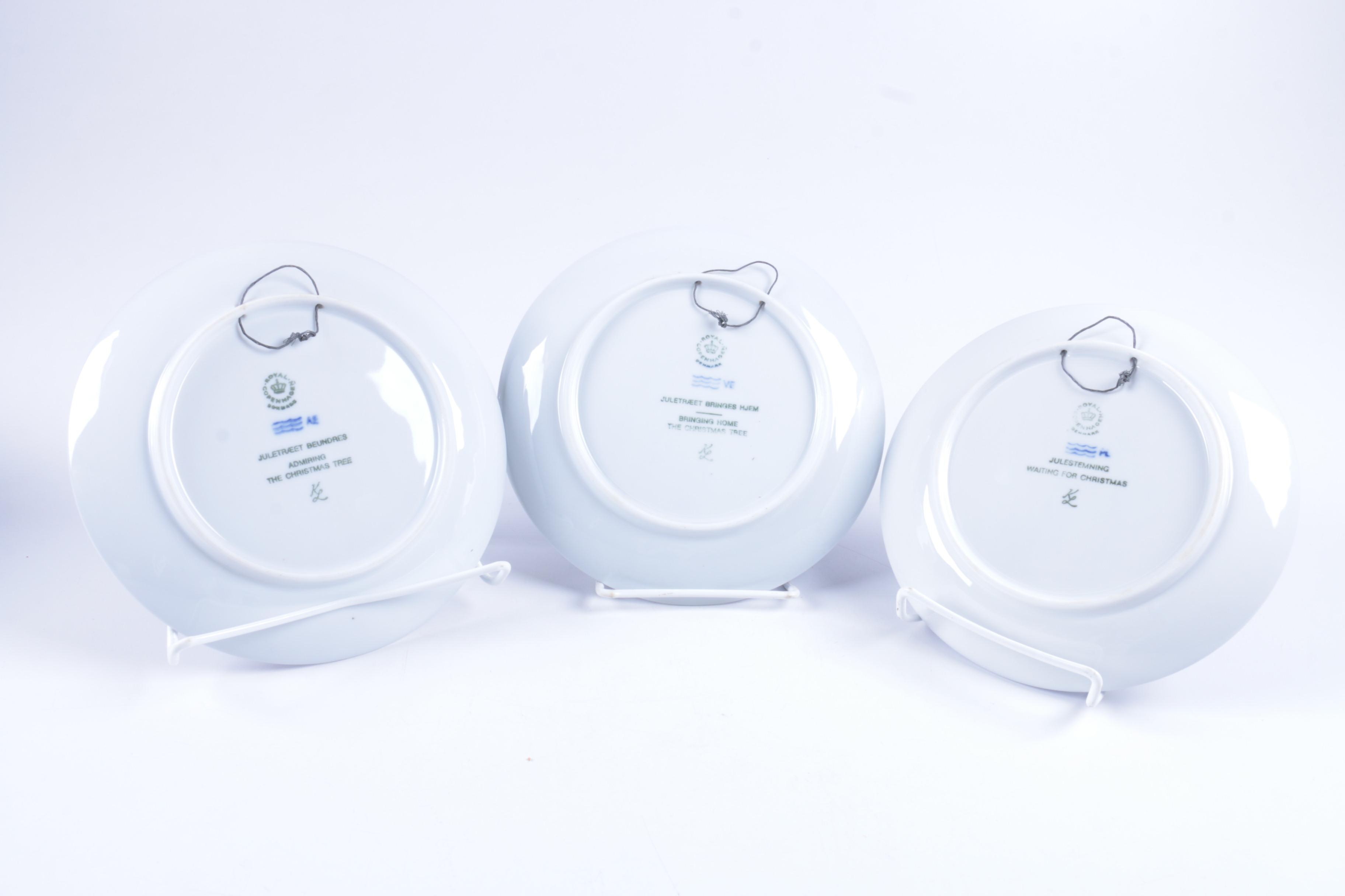 Royal Copenhagen Decorative Christmas Plates