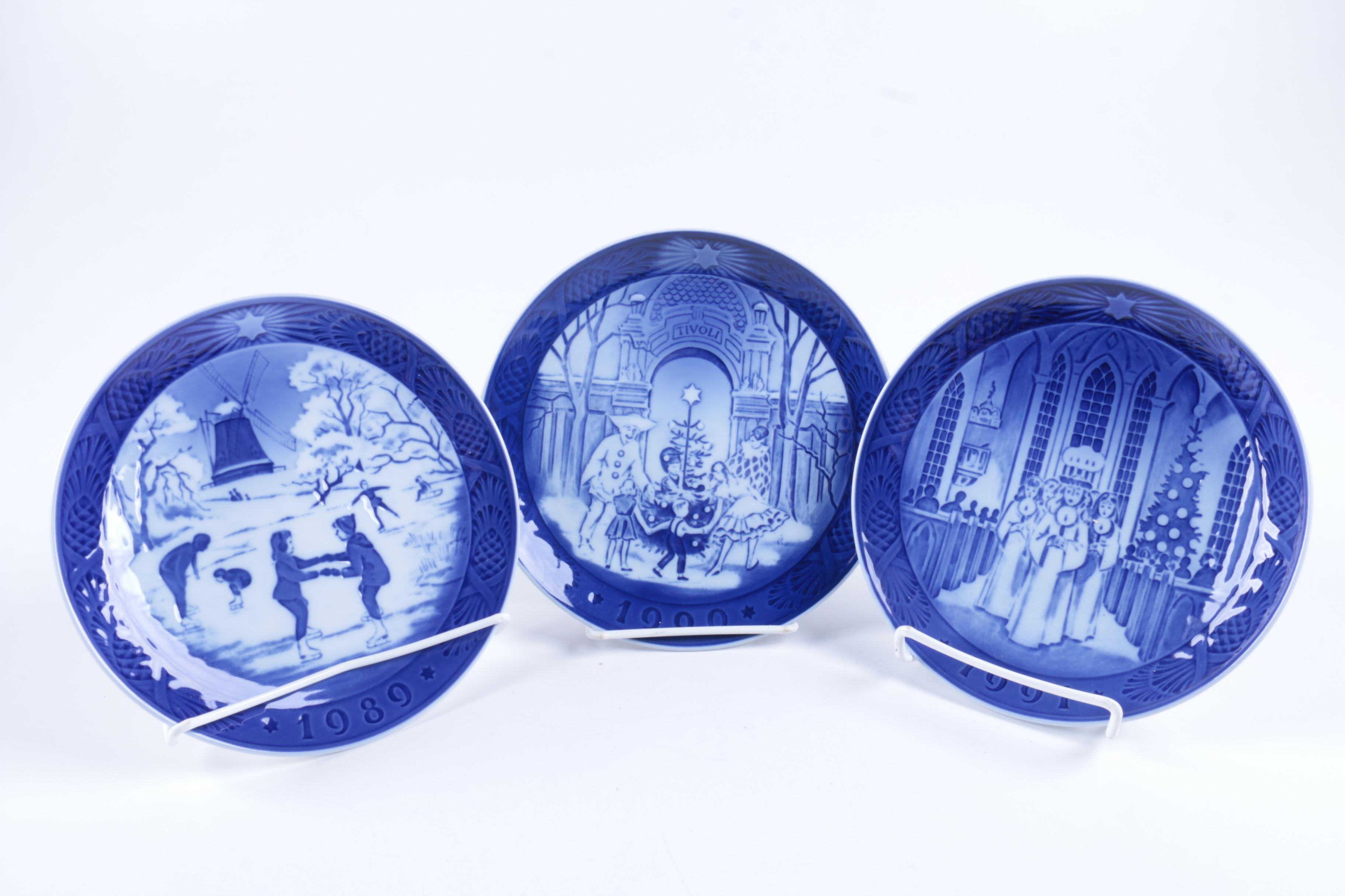 Royal Copenhagen Decorative Christmas Plates