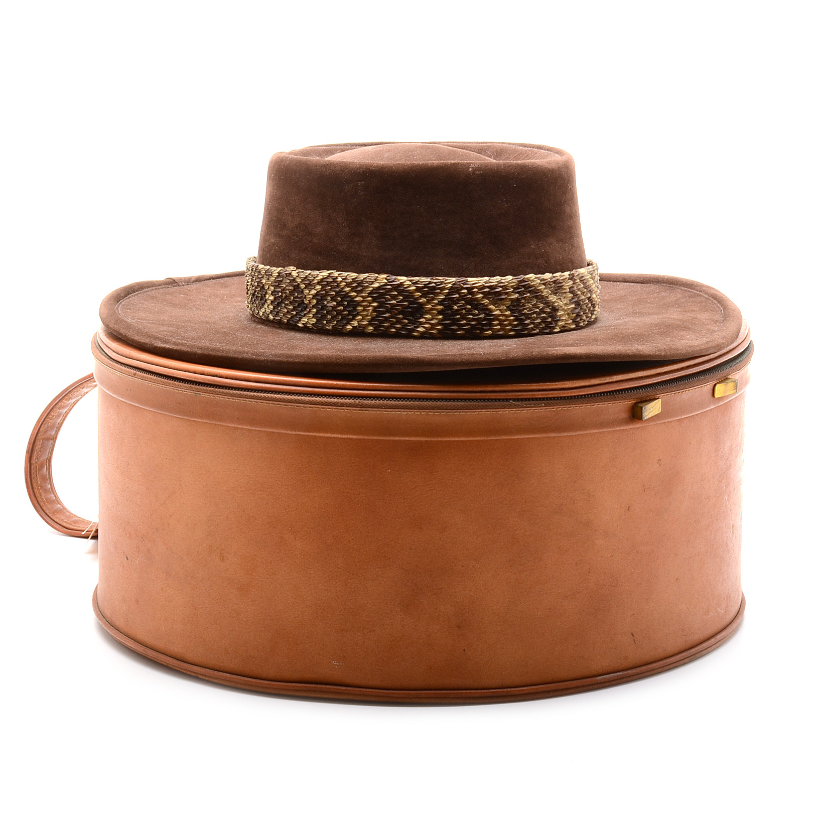 Bailey Suede Cowboy Hat with Rattlesnake Band