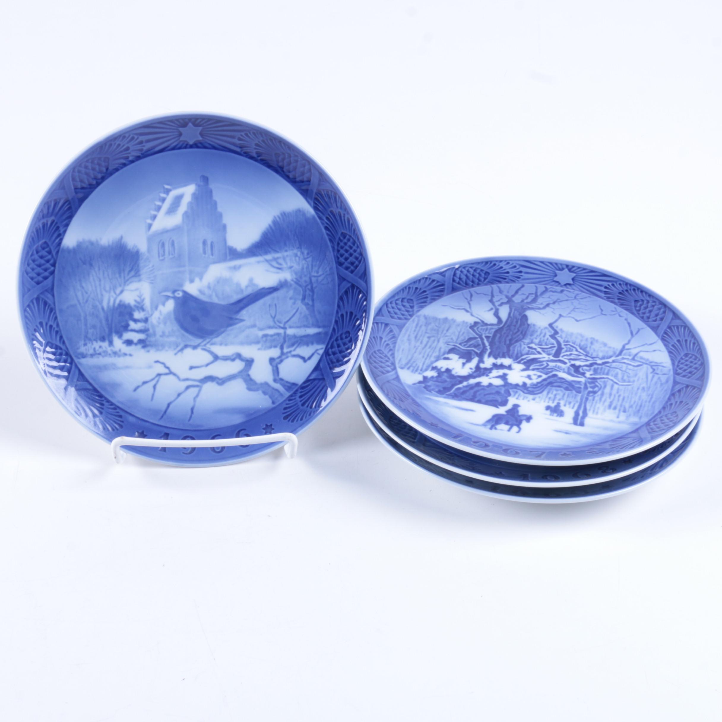 Vintage Royal Copenhagen Decorative Christmas Plates