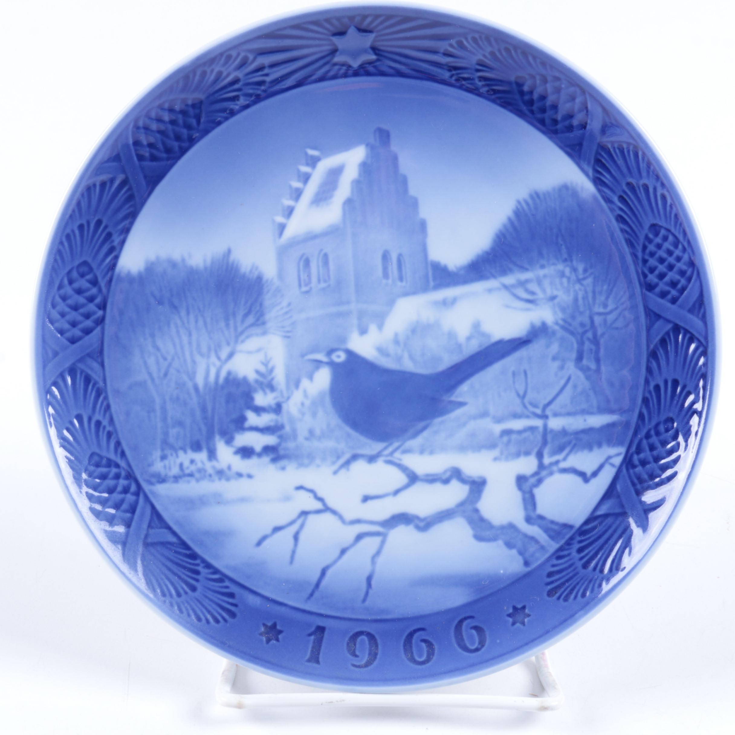 Vintage Royal Copenhagen Decorative Christmas Plates