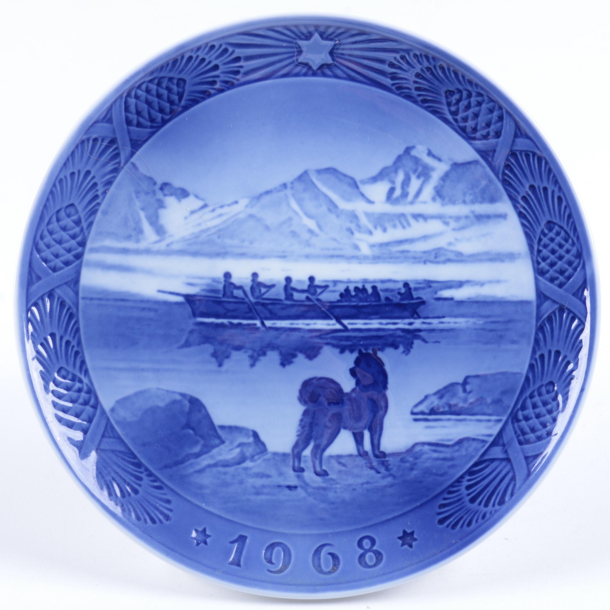 Vintage Royal Copenhagen Decorative Christmas Plates