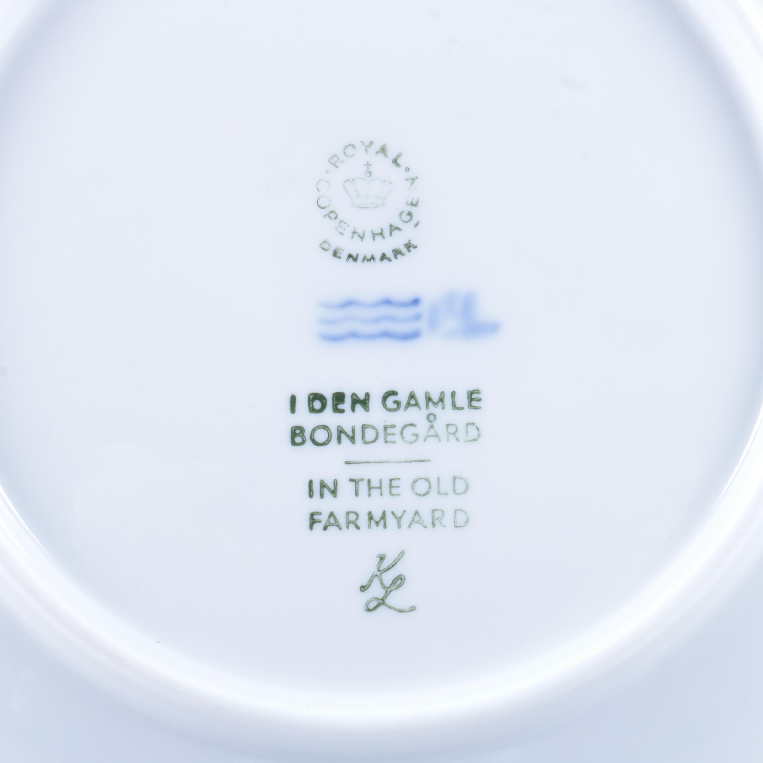 Vintage Royal Copenhagen Decorative Christmas Plates