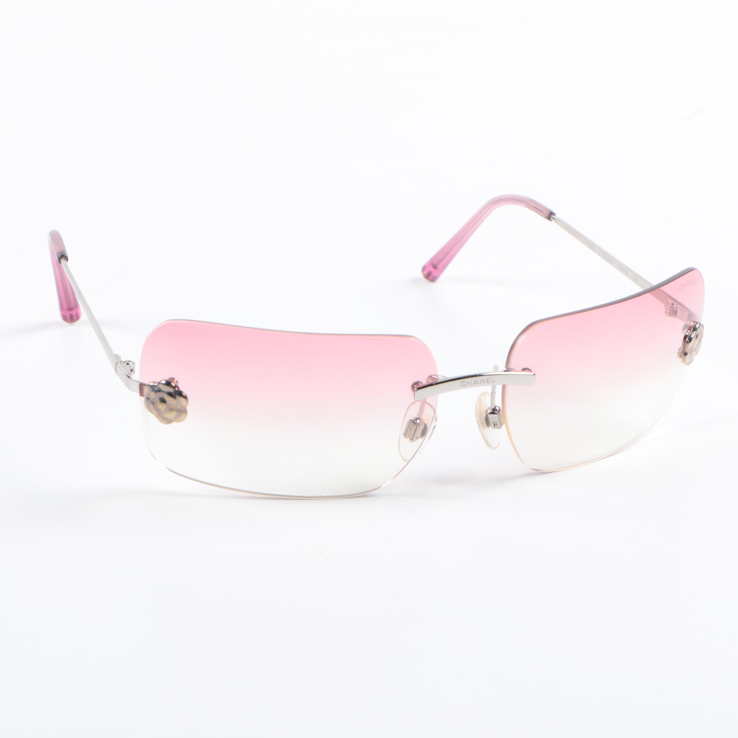 Vintage Chanel 4085 Camelia Flower Sunglasses