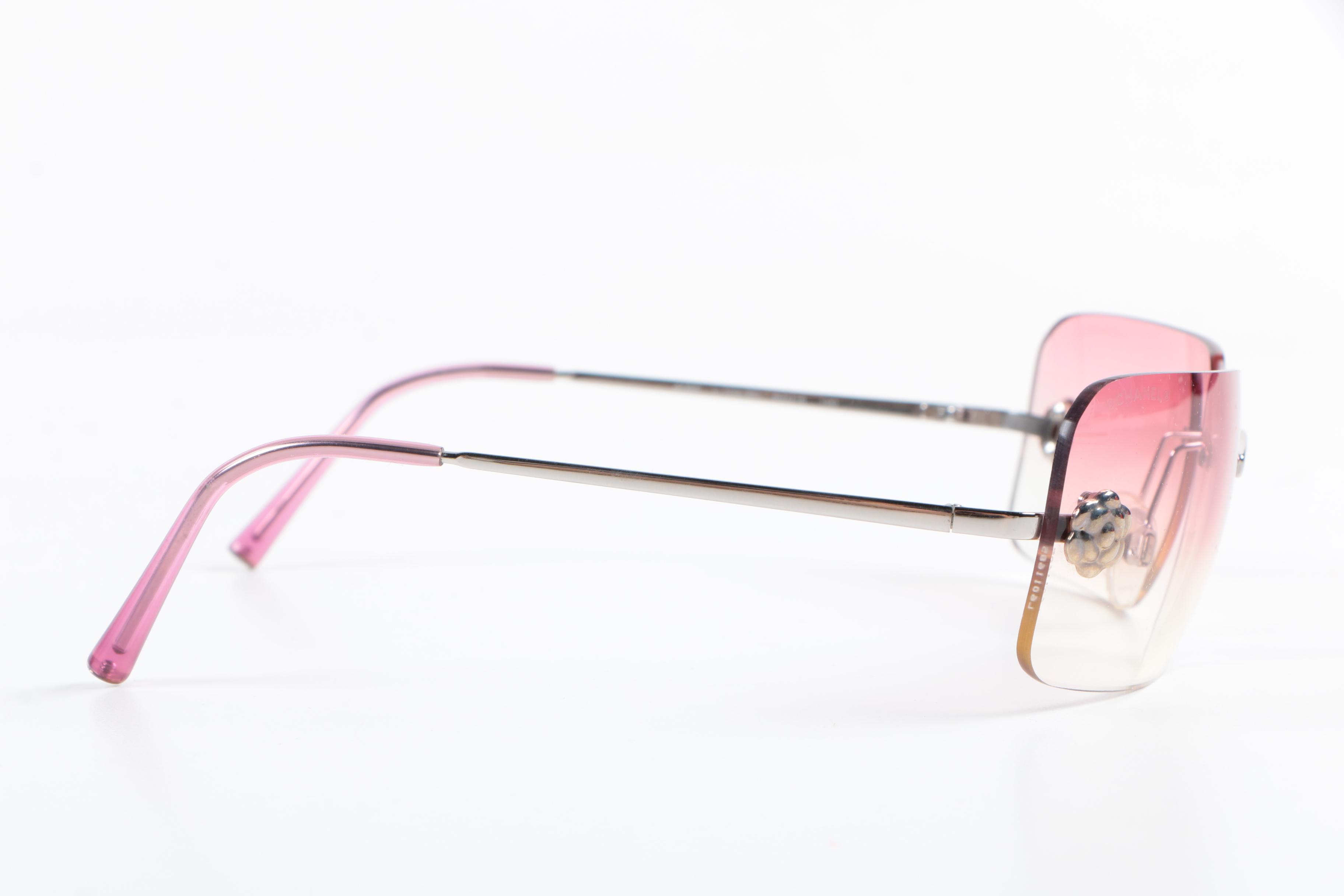 Vintage Chanel 4085 Camelia Flower Sunglasses