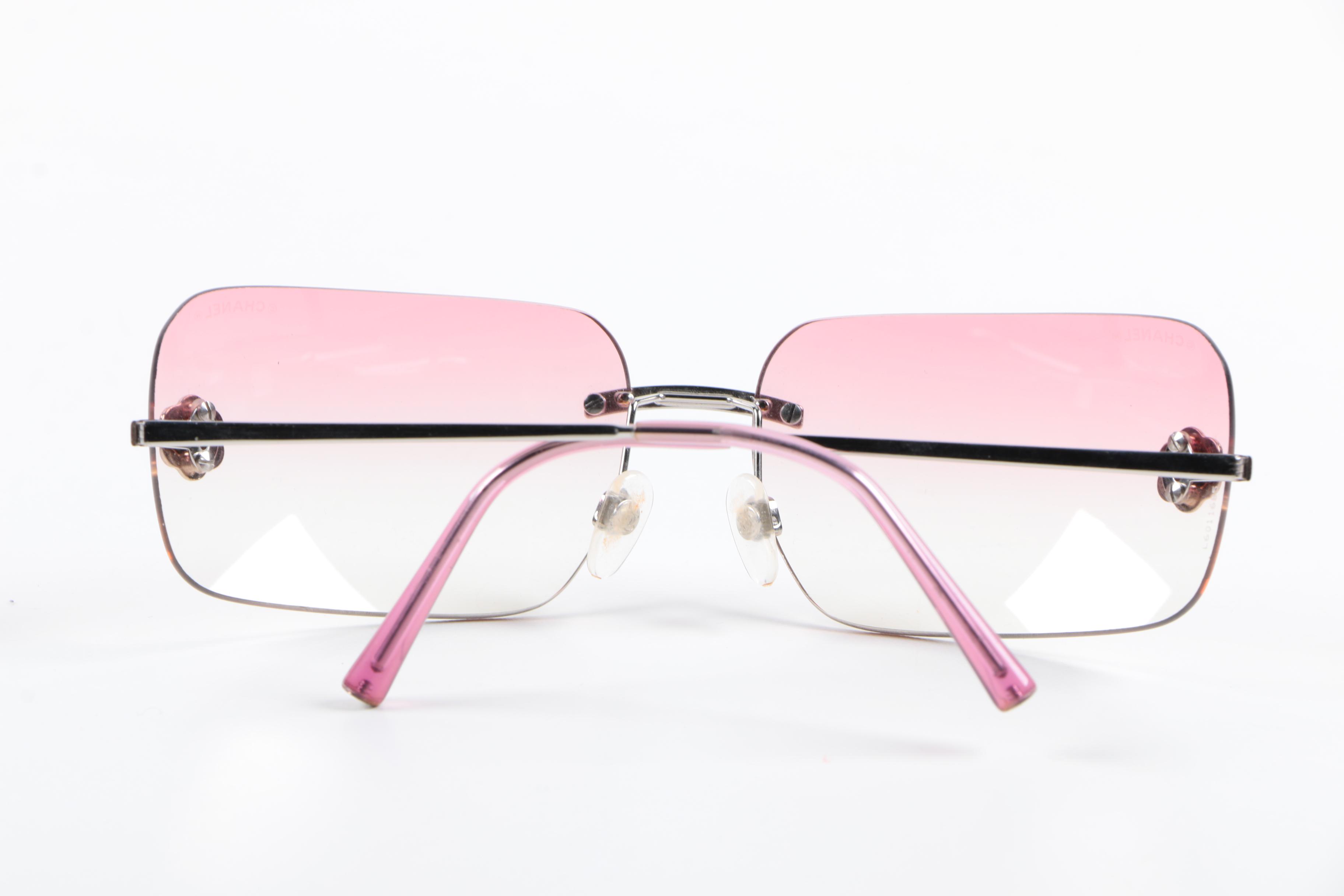 Vintage Chanel 4085 Camelia Flower Sunglasses