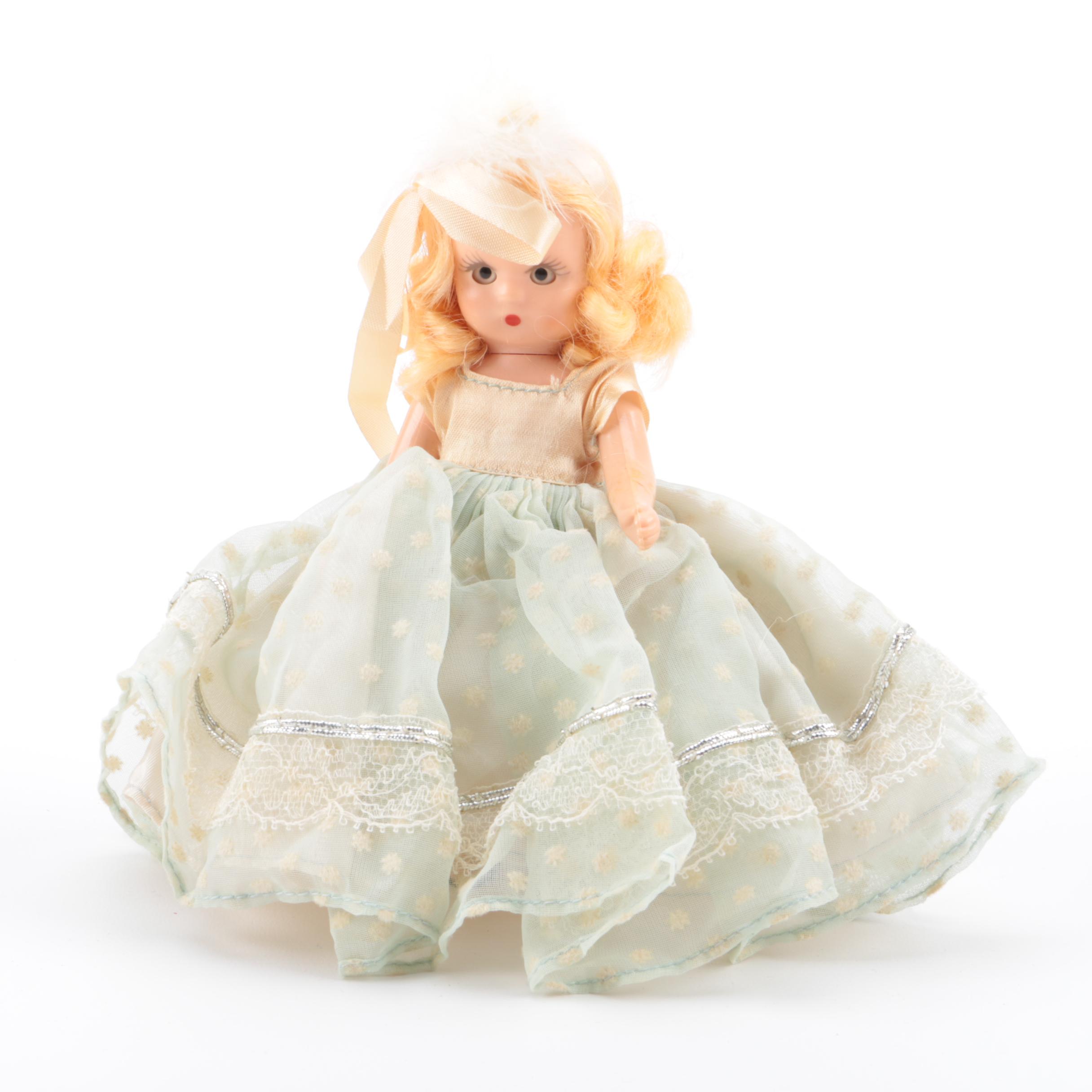 Vintage Effanbee "Tintair Honey"  Doll and Nancy Ann Storybook Dolls