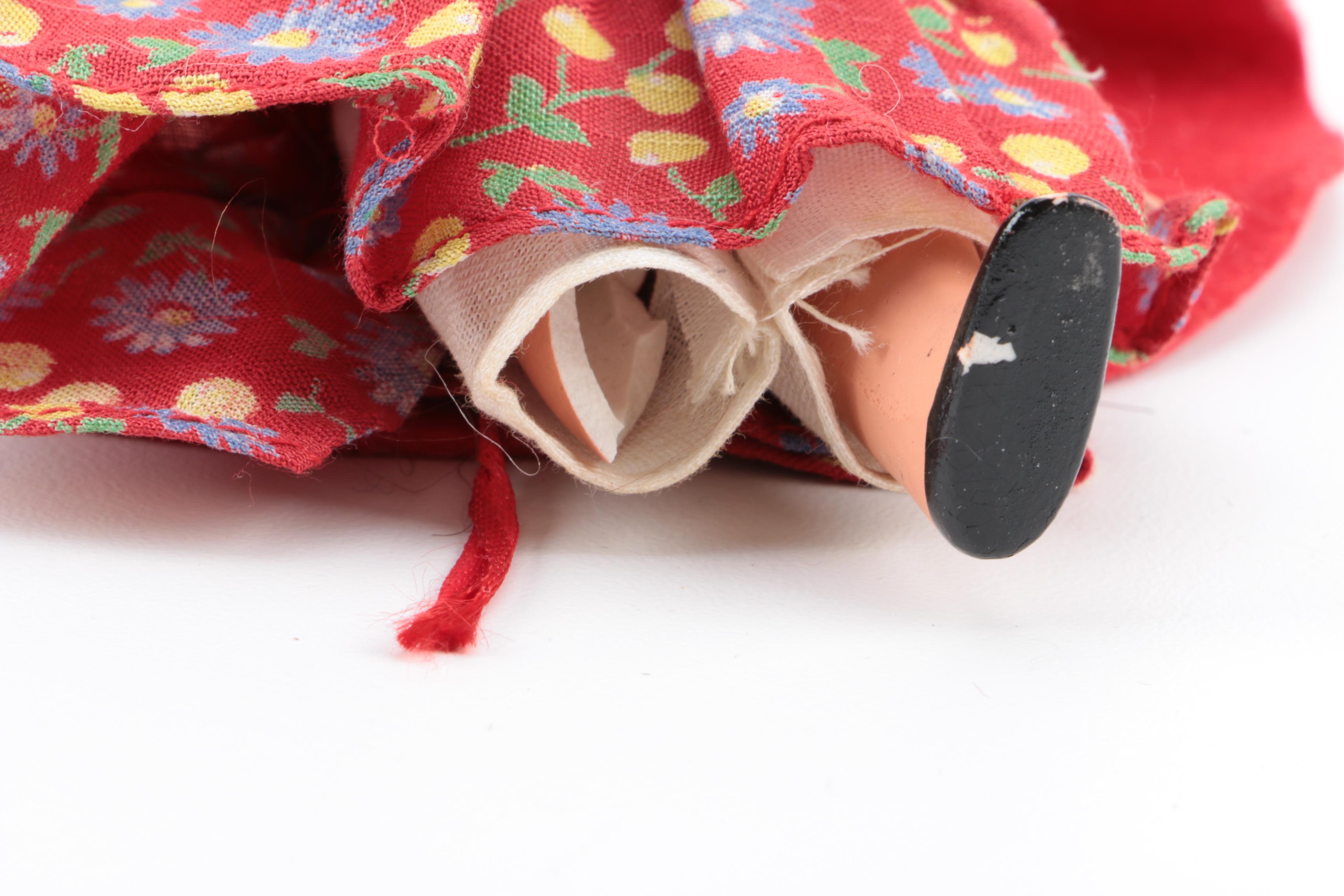 Vintage Effanbee "Tintair Honey"  Doll and Nancy Ann Storybook Dolls