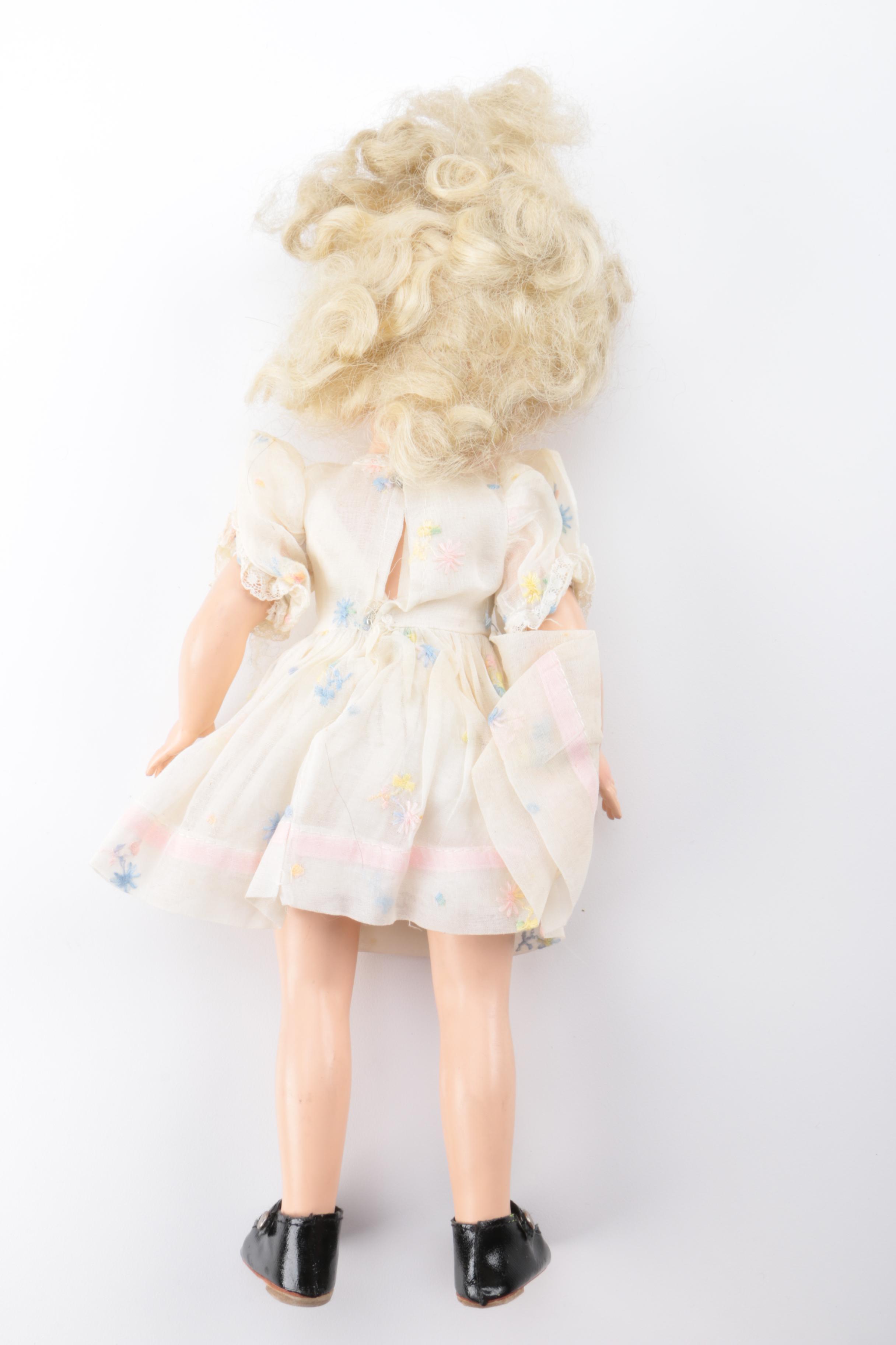 Vintage Effanbee "Tintair Honey"  Doll and Nancy Ann Storybook Dolls