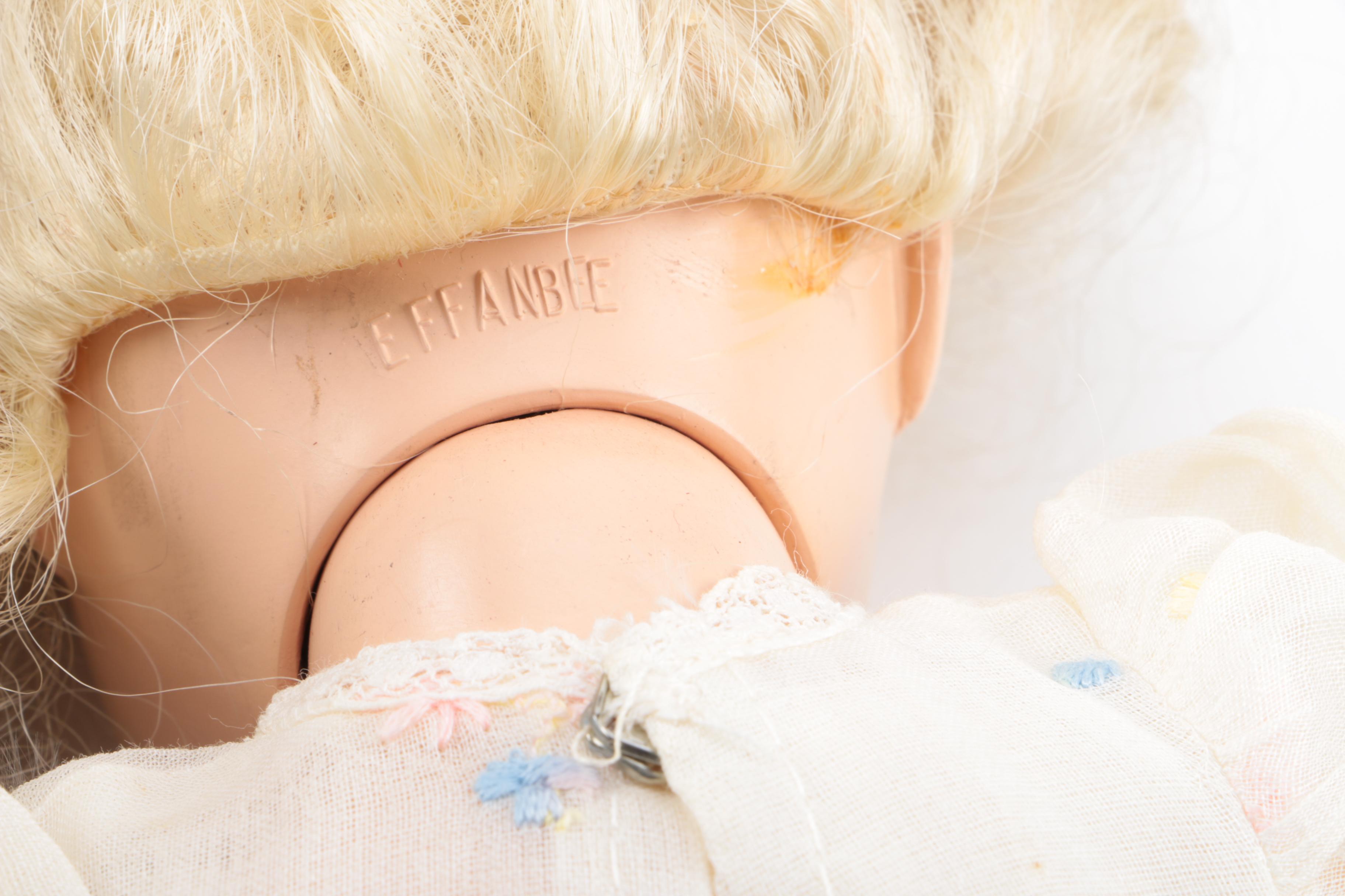 Vintage Effanbee "Tintair Honey"  Doll and Nancy Ann Storybook Dolls