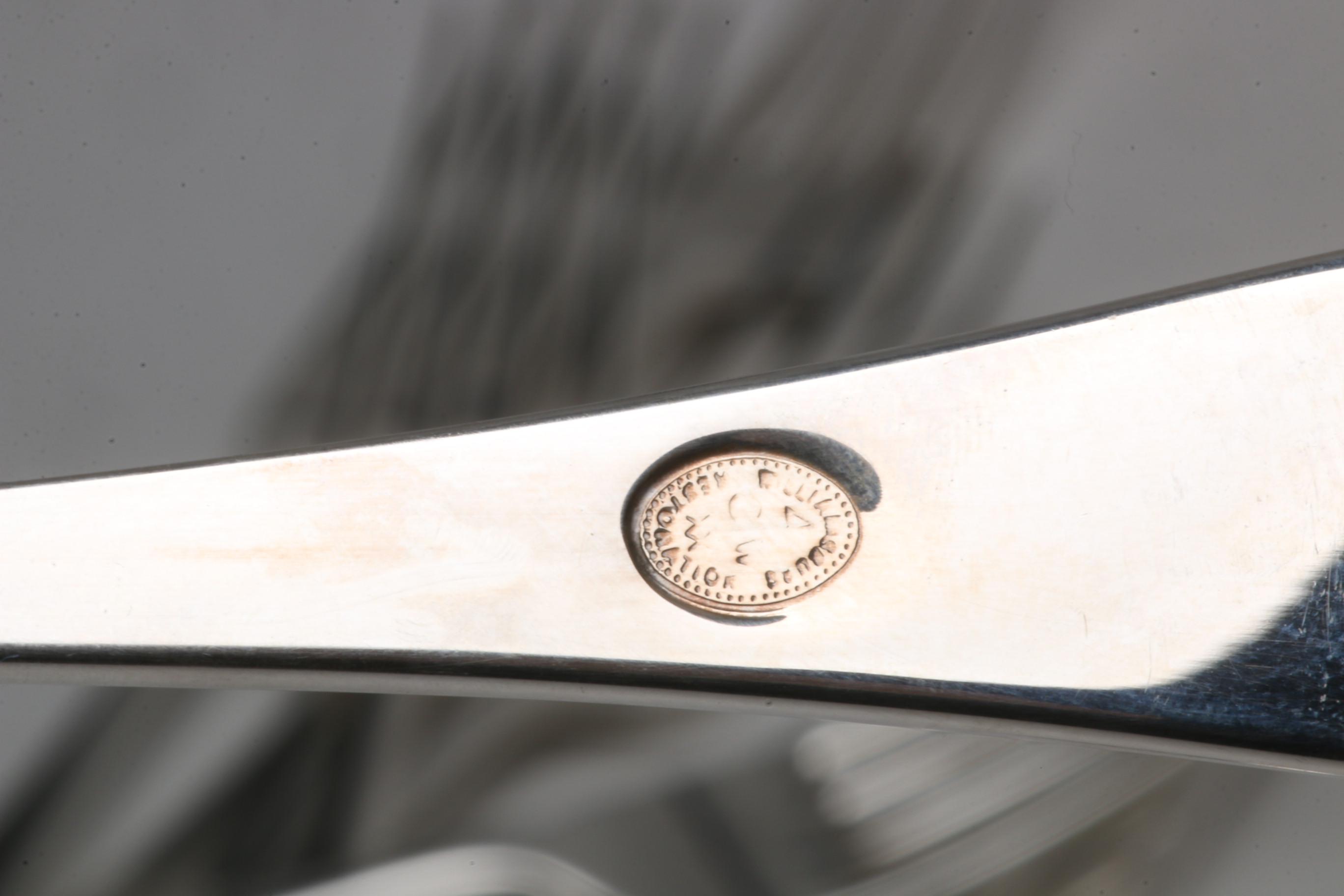 The Stieff Co. "Williamsburg Shell" Sterling Silver Flatware Set