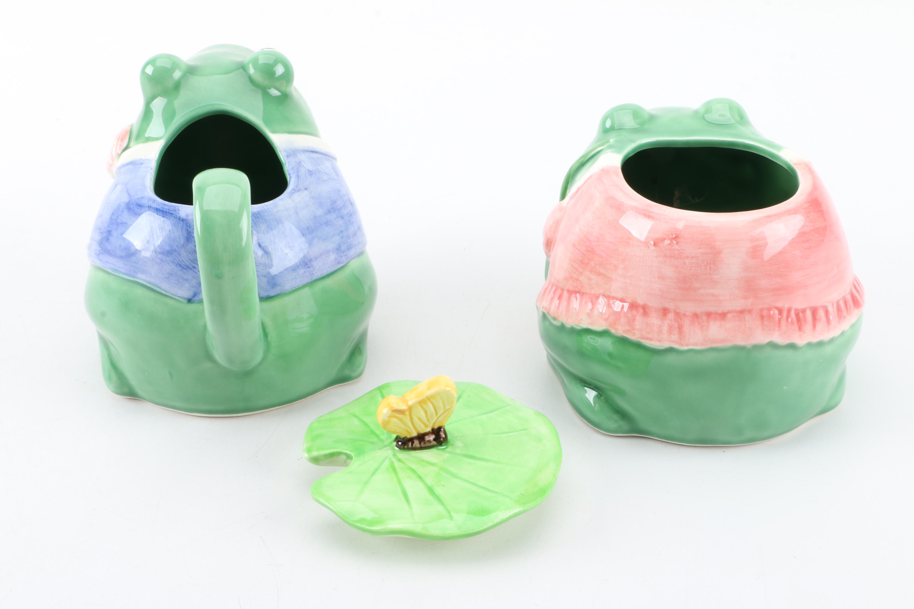 Glass and Ceramic Tableware Including Fostoria "American"