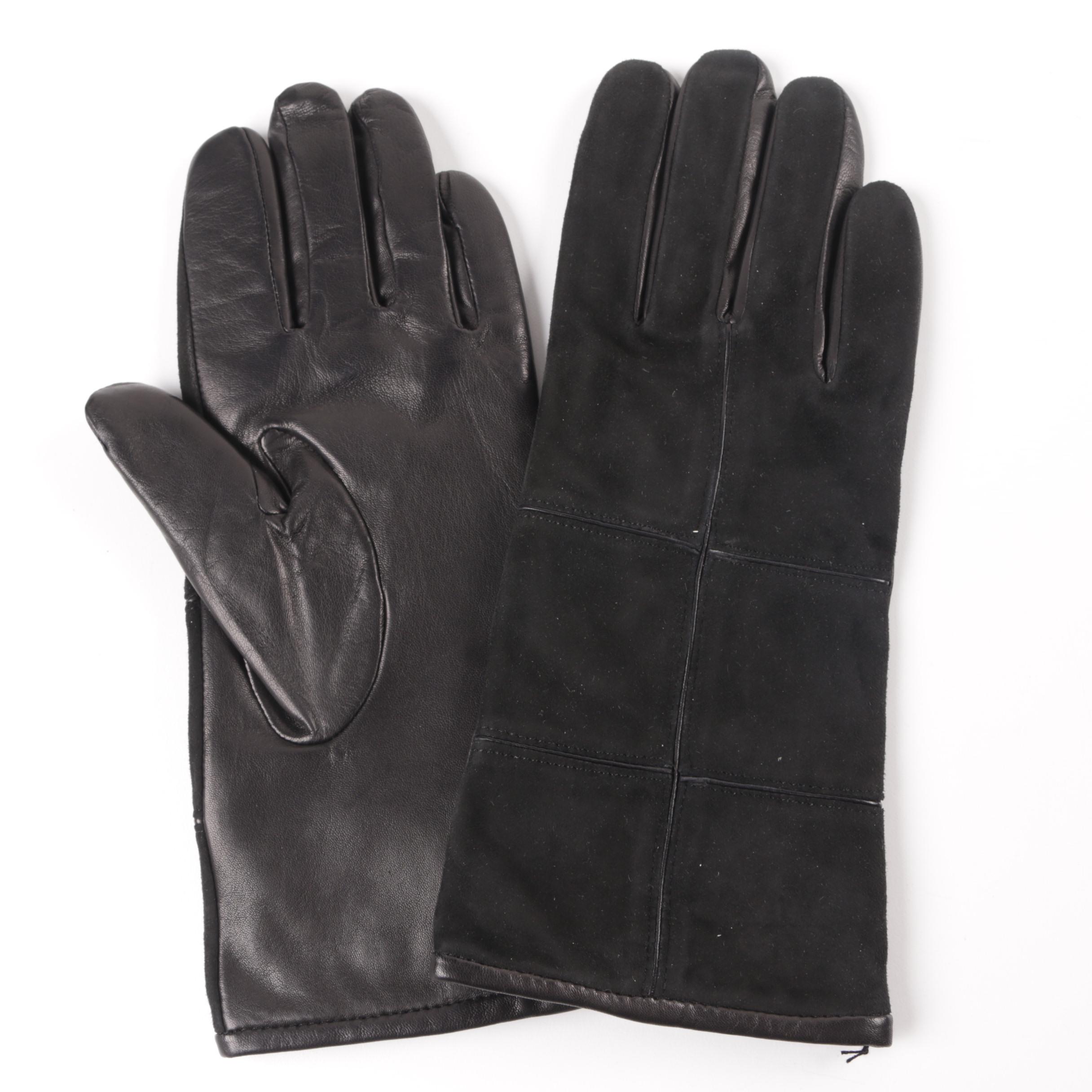 Women's Leather and Cashmere Gloves