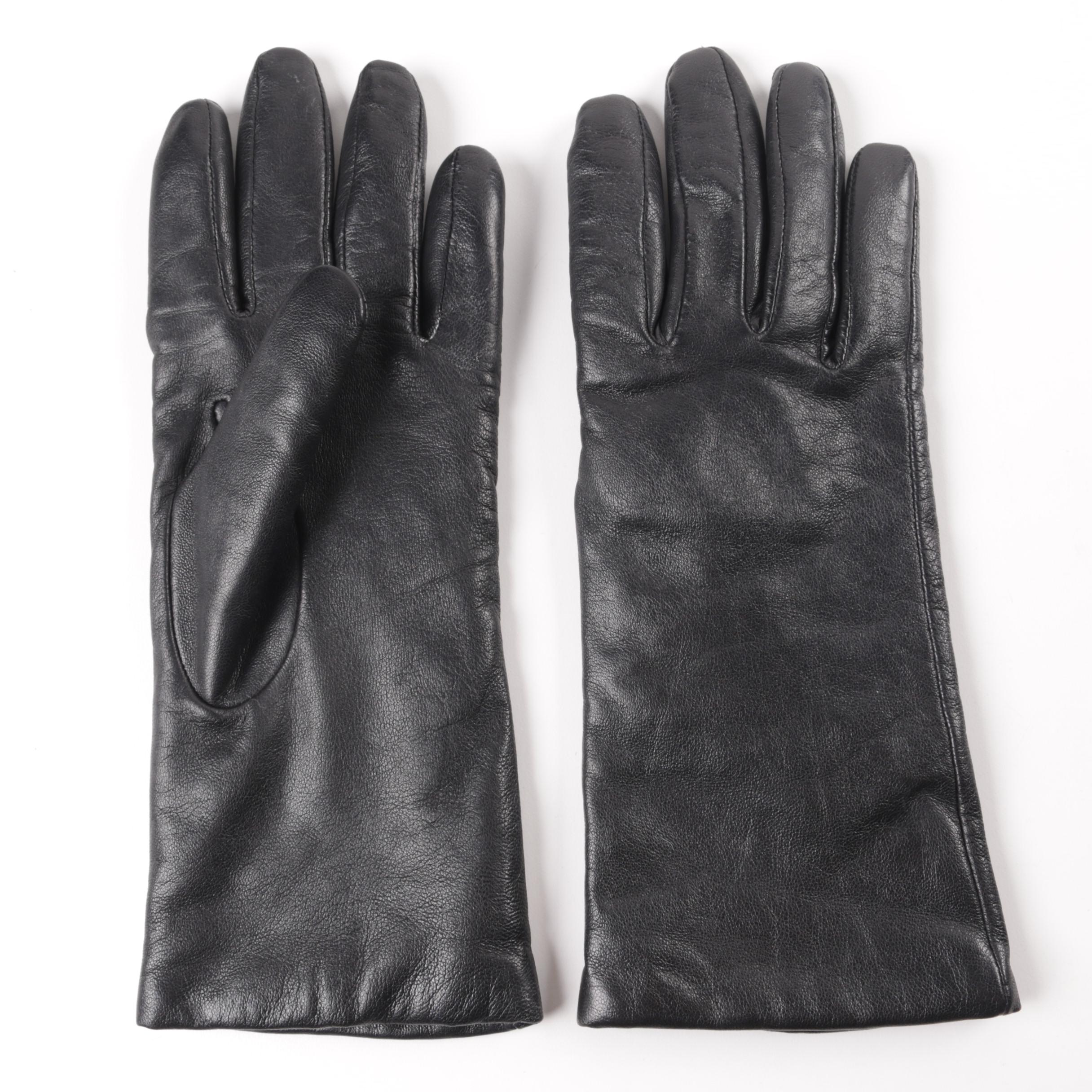 Women's Leather and Cashmere Gloves