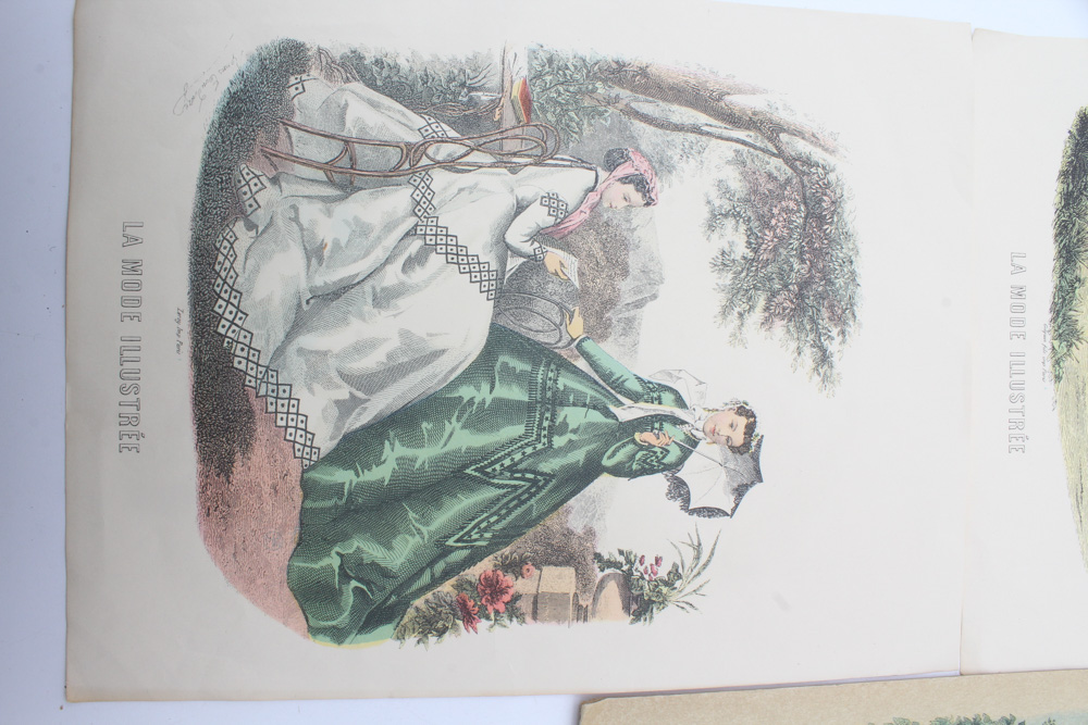 Antique "Harper's Weekly" and "London Gazette"