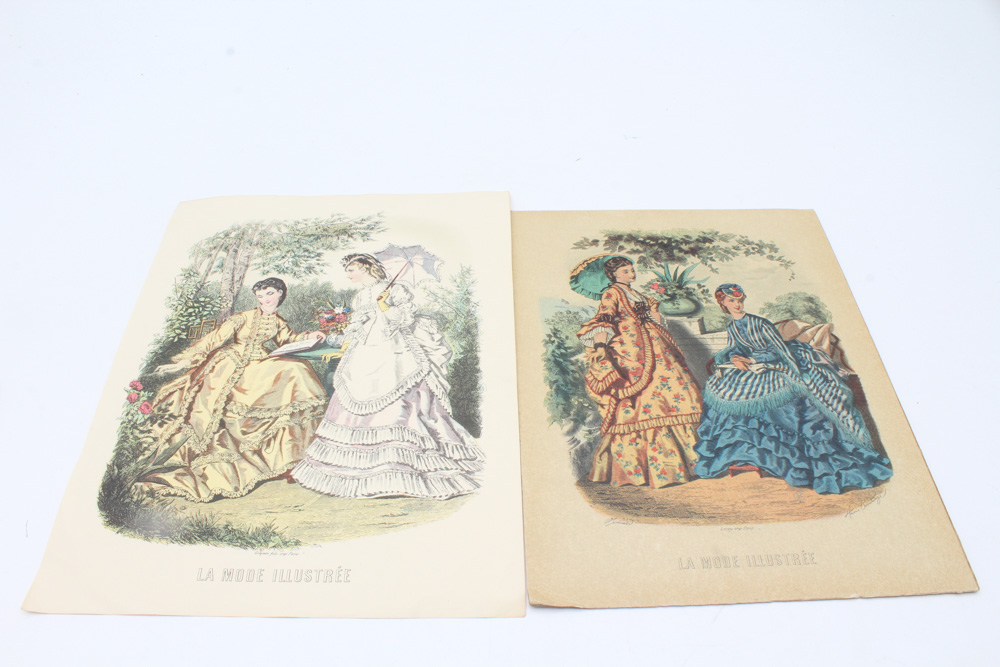 Antique "Harper's Weekly" and "London Gazette"