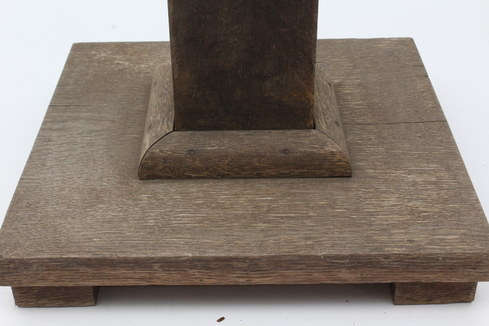 Antique Craftsman Style Oak Plant Stand