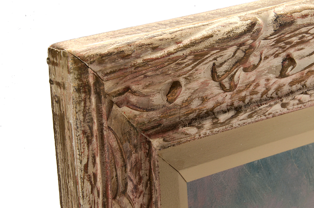 Franz Wallis Oil on Canvas Seascape Painting