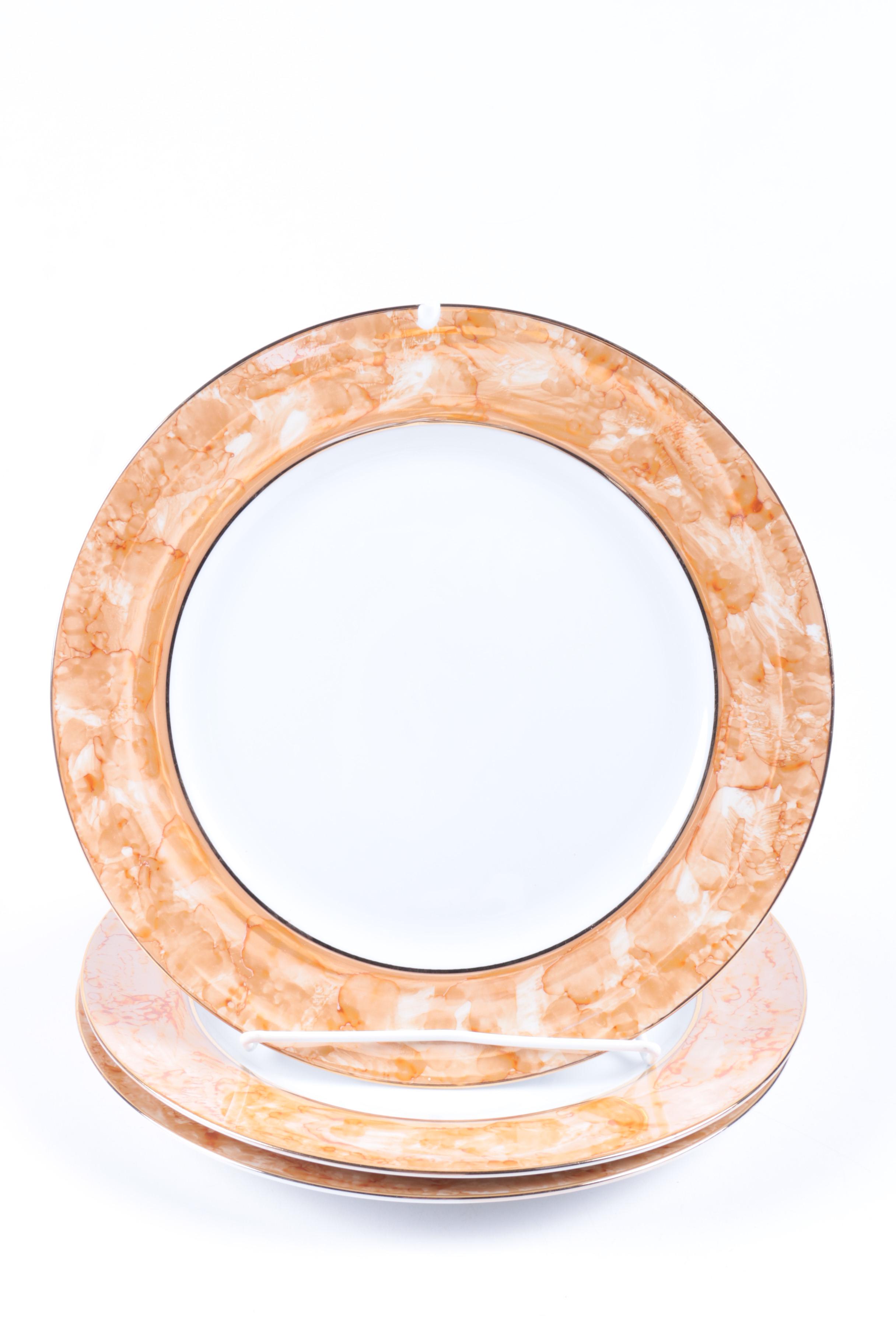 Japanese Marbled Rim Tableware