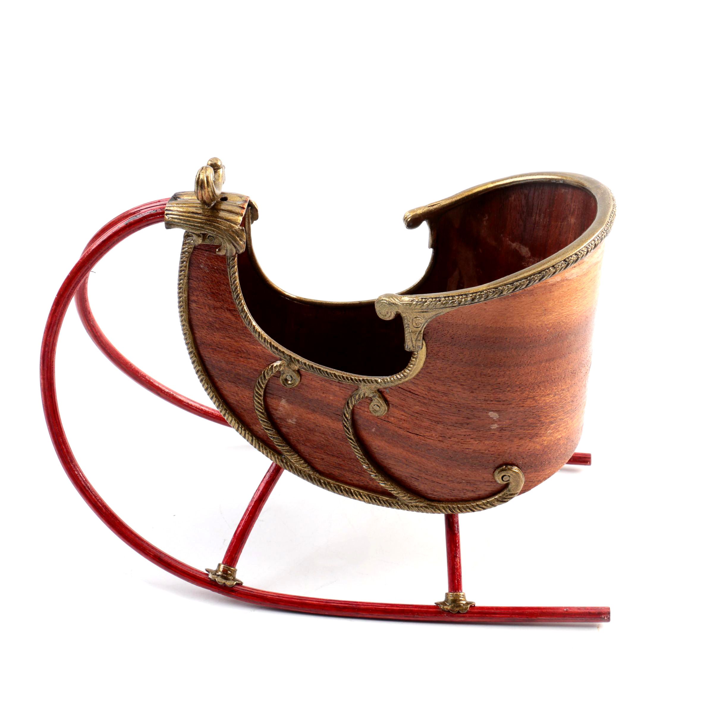 Wooden Decorative Sleigh