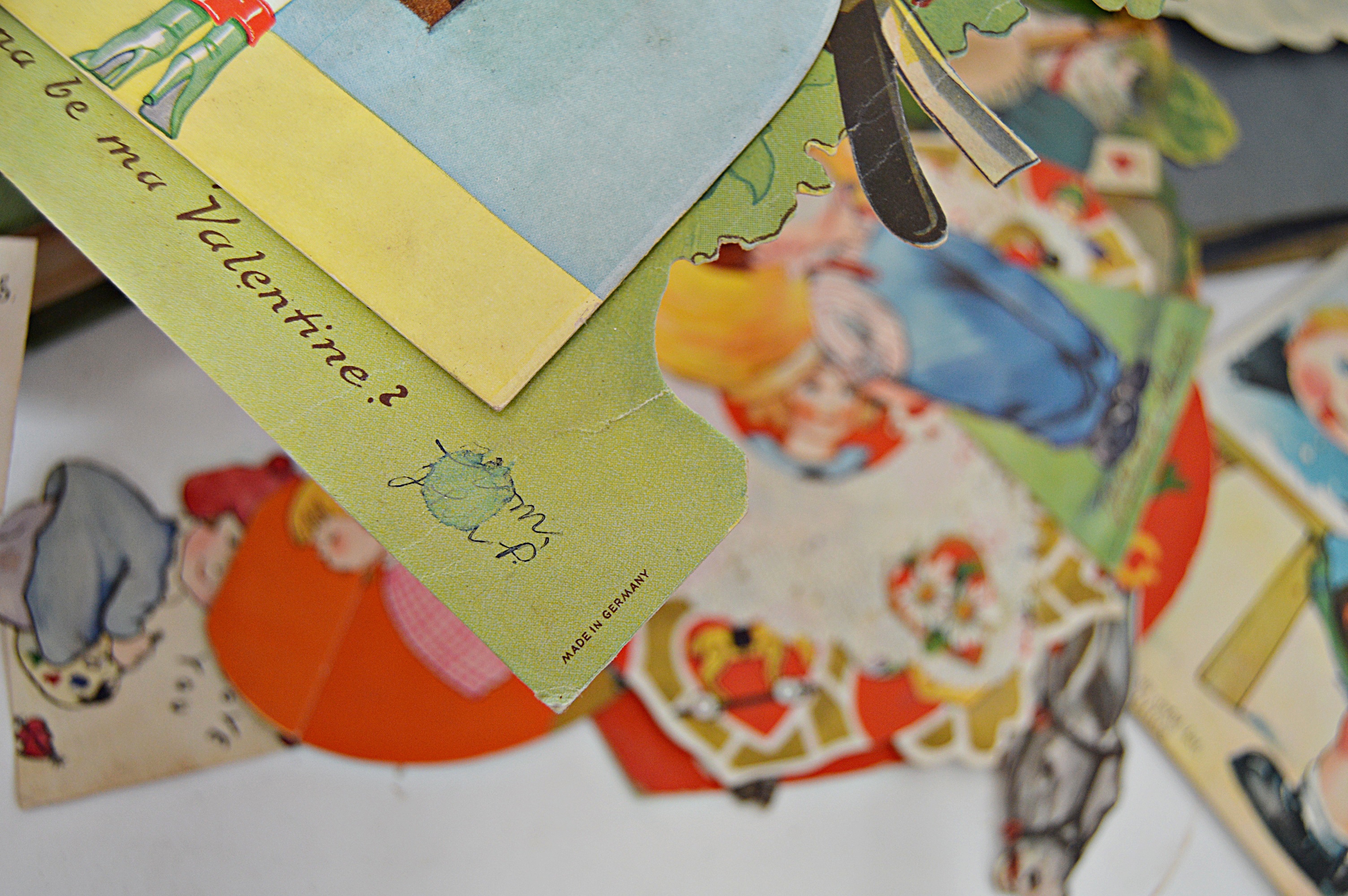 Vintage Scrapbooks with Pop-Up Valentines